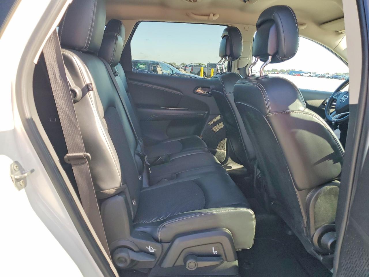 2015 Dodge Journey Crossroad White vin: 3C4PDCGG3FT578256