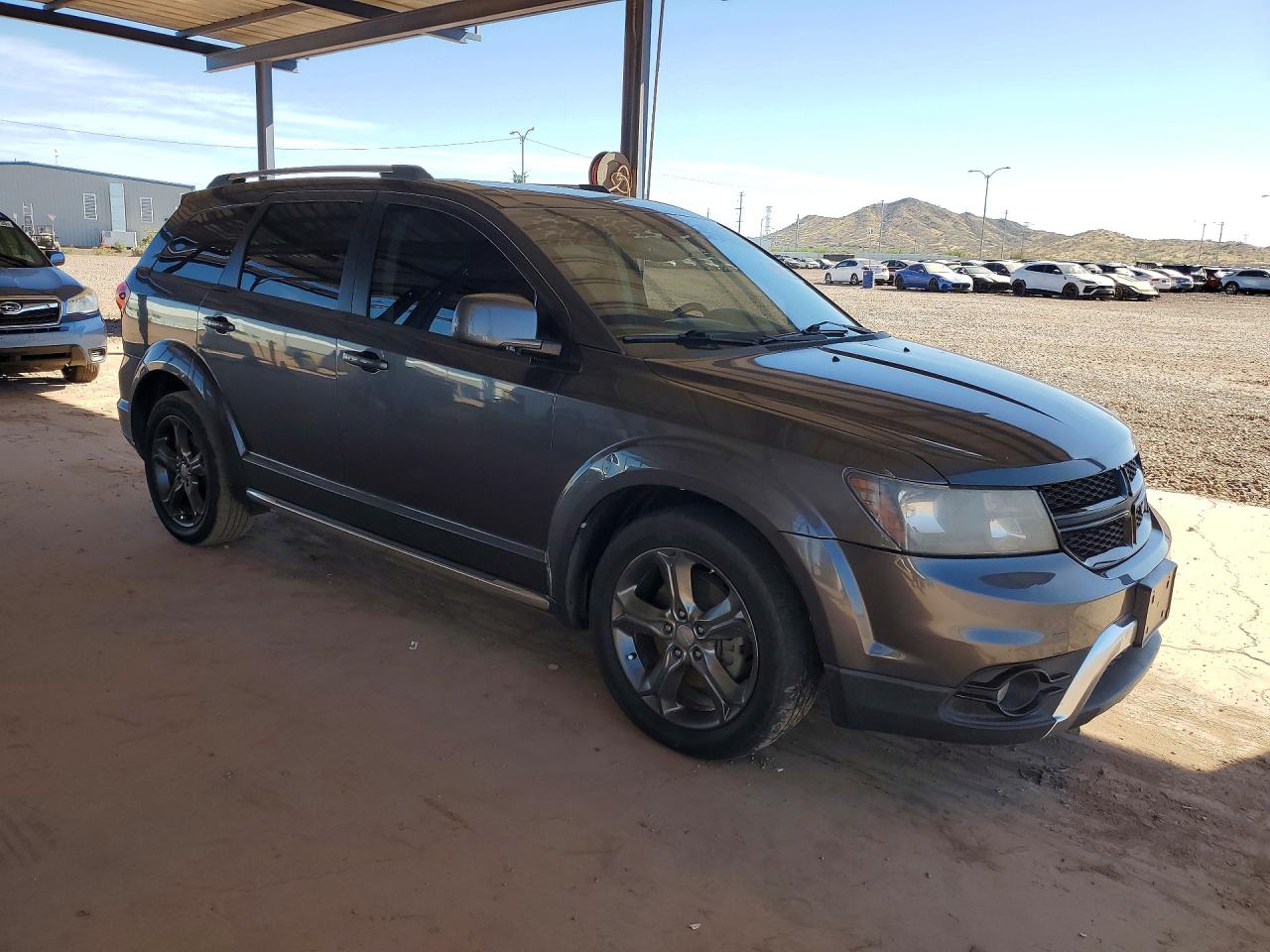 2015 Dodge Journey Crossroad Gray vin: 3C4PDCGG3FT698493