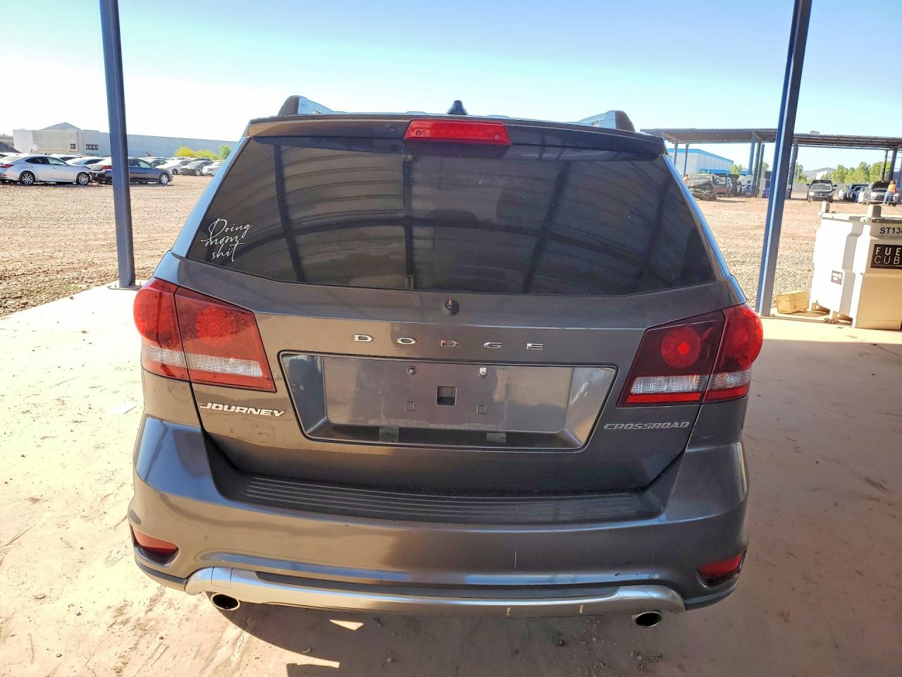 2015 Dodge Journey Crossroad Gray vin: 3C4PDCGG3FT698493