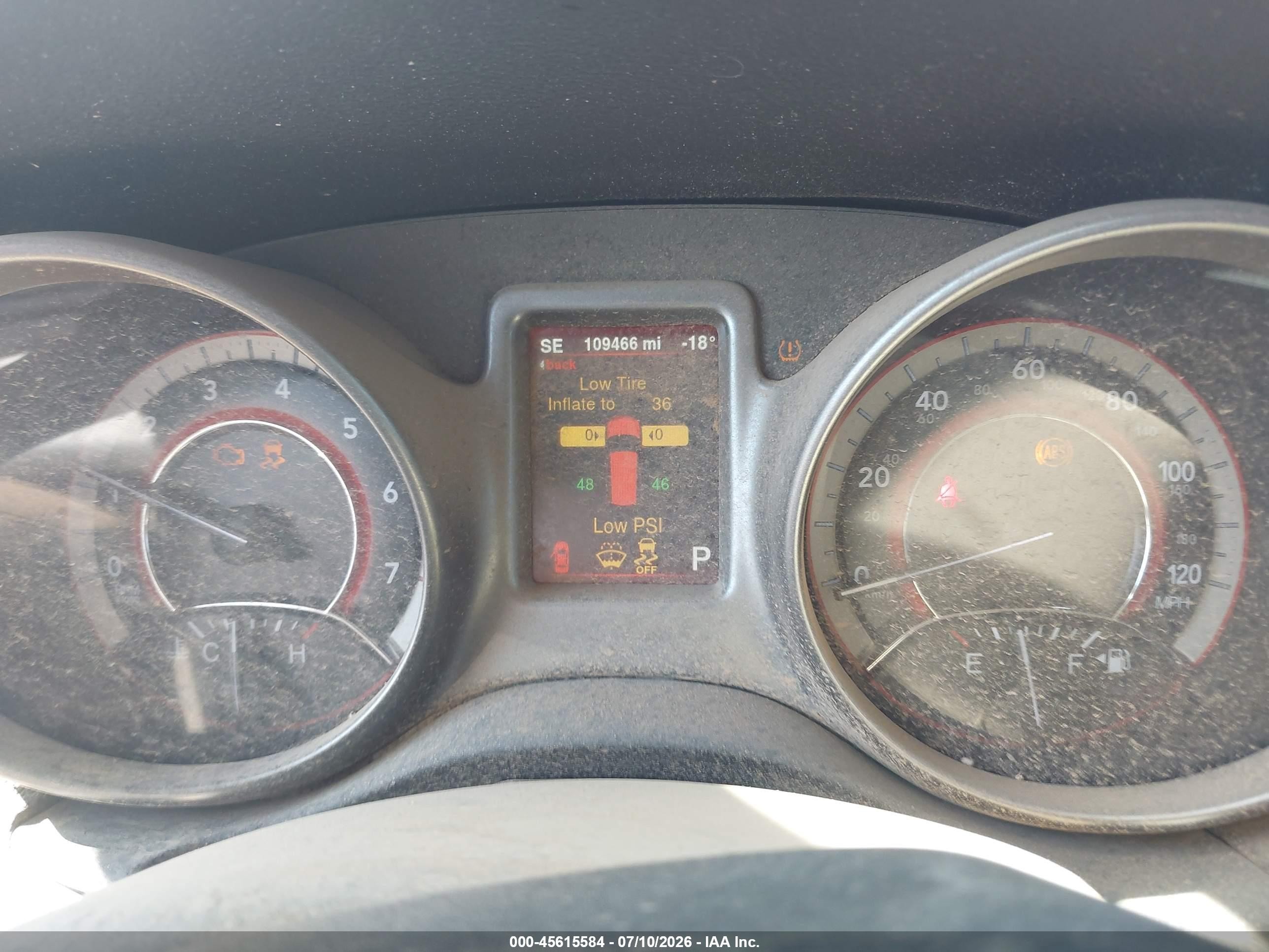 2015 Dodge Journey Crossroad Red vin: 3C4PDCGG3FT745411