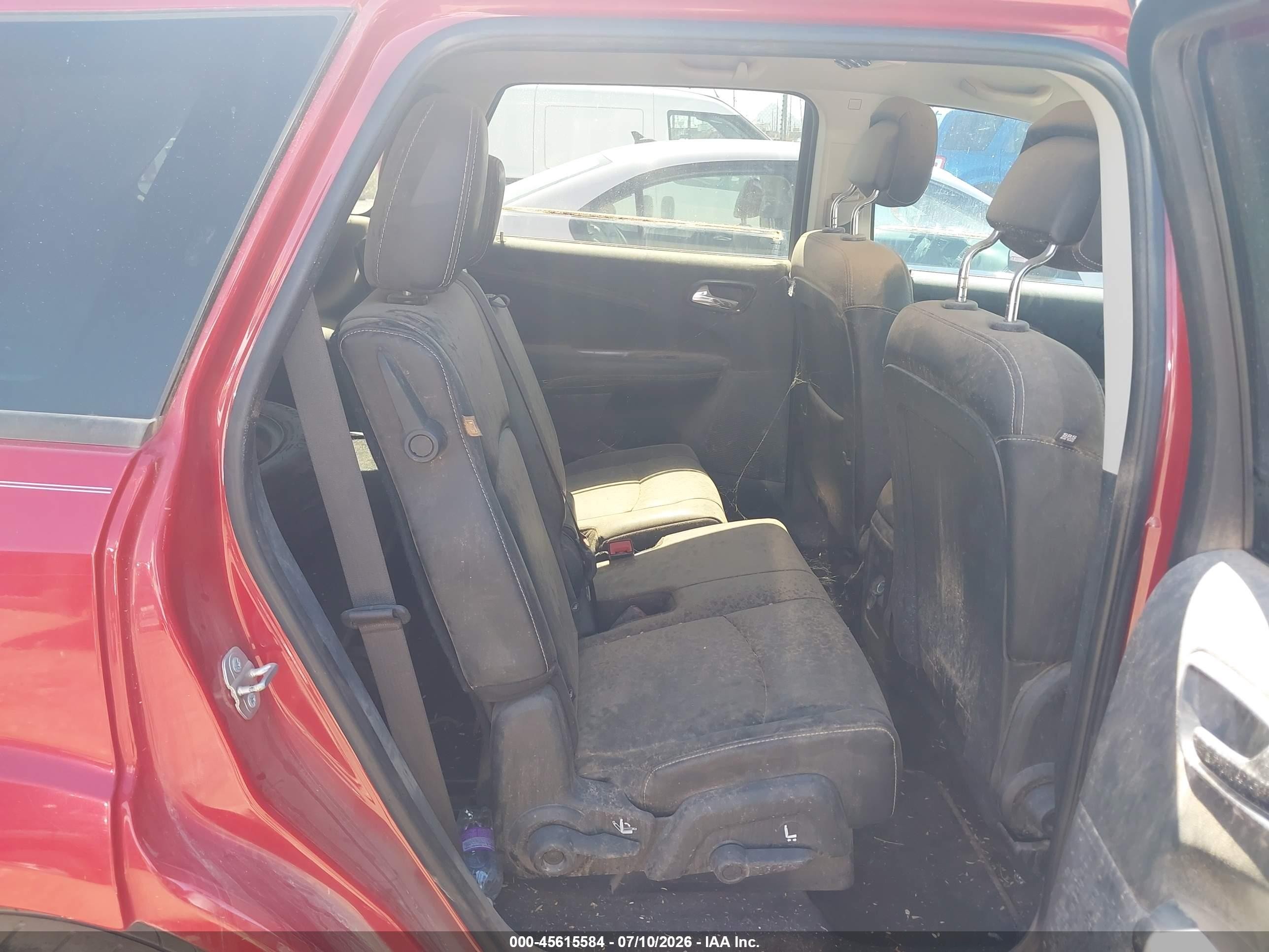 2015 Dodge Journey Crossroad Red vin: 3C4PDCGG3FT745411