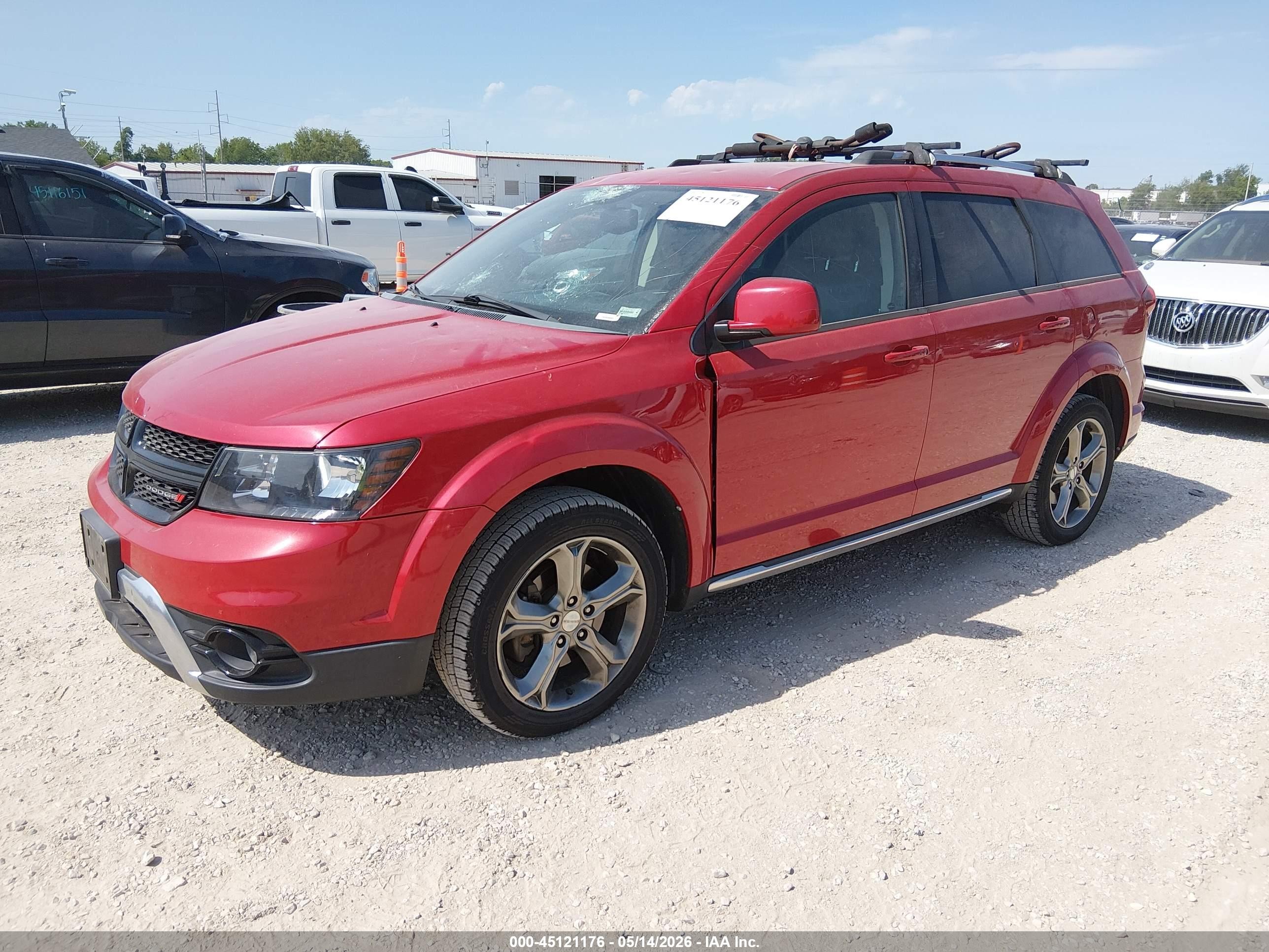 2017 Dodge Journey Crossroad Plus Red vin: 3C4PDCGG3HT536012