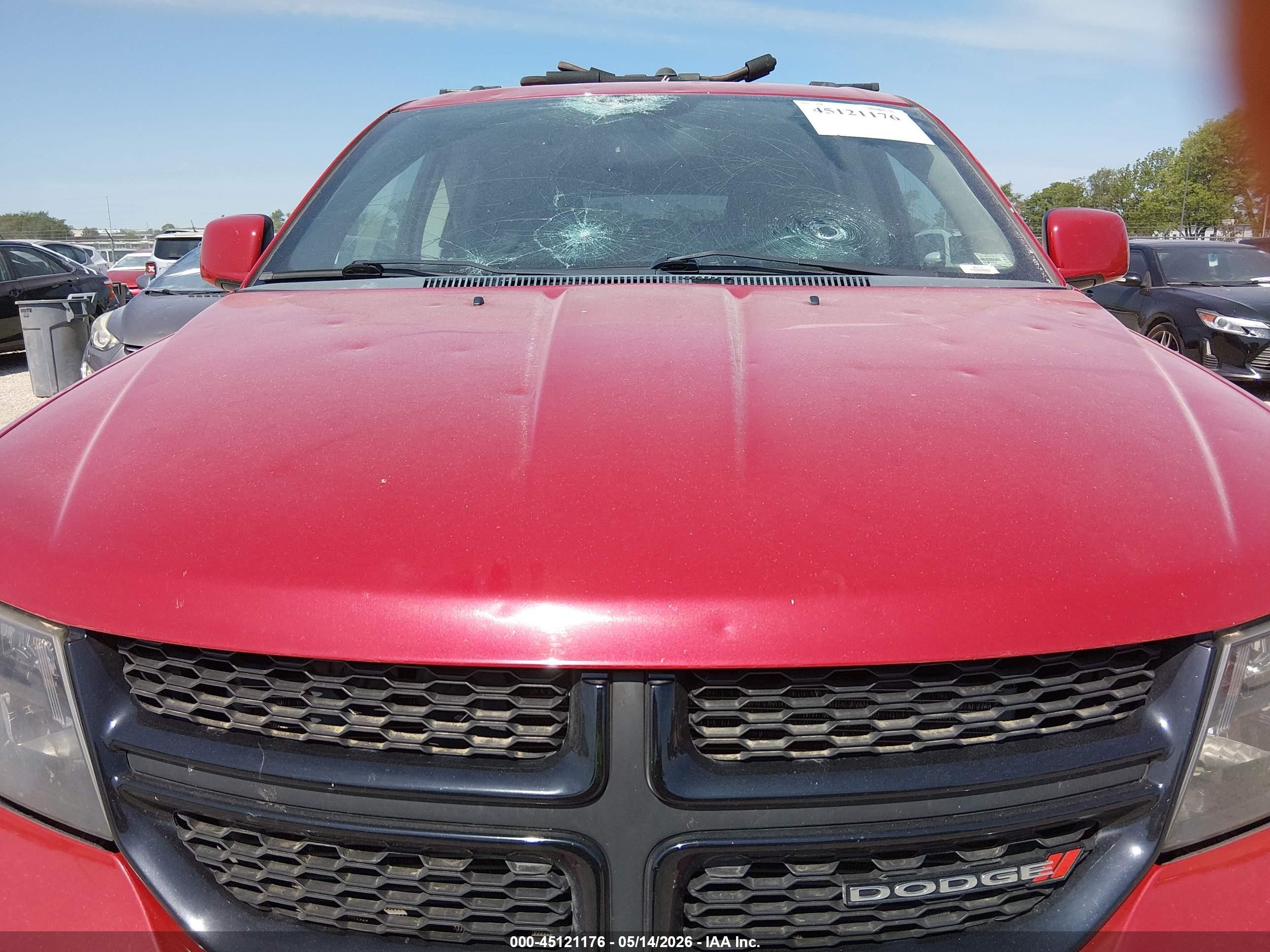 2017 Dodge Journey Crossroad Plus Red vin: 3C4PDCGG3HT536012