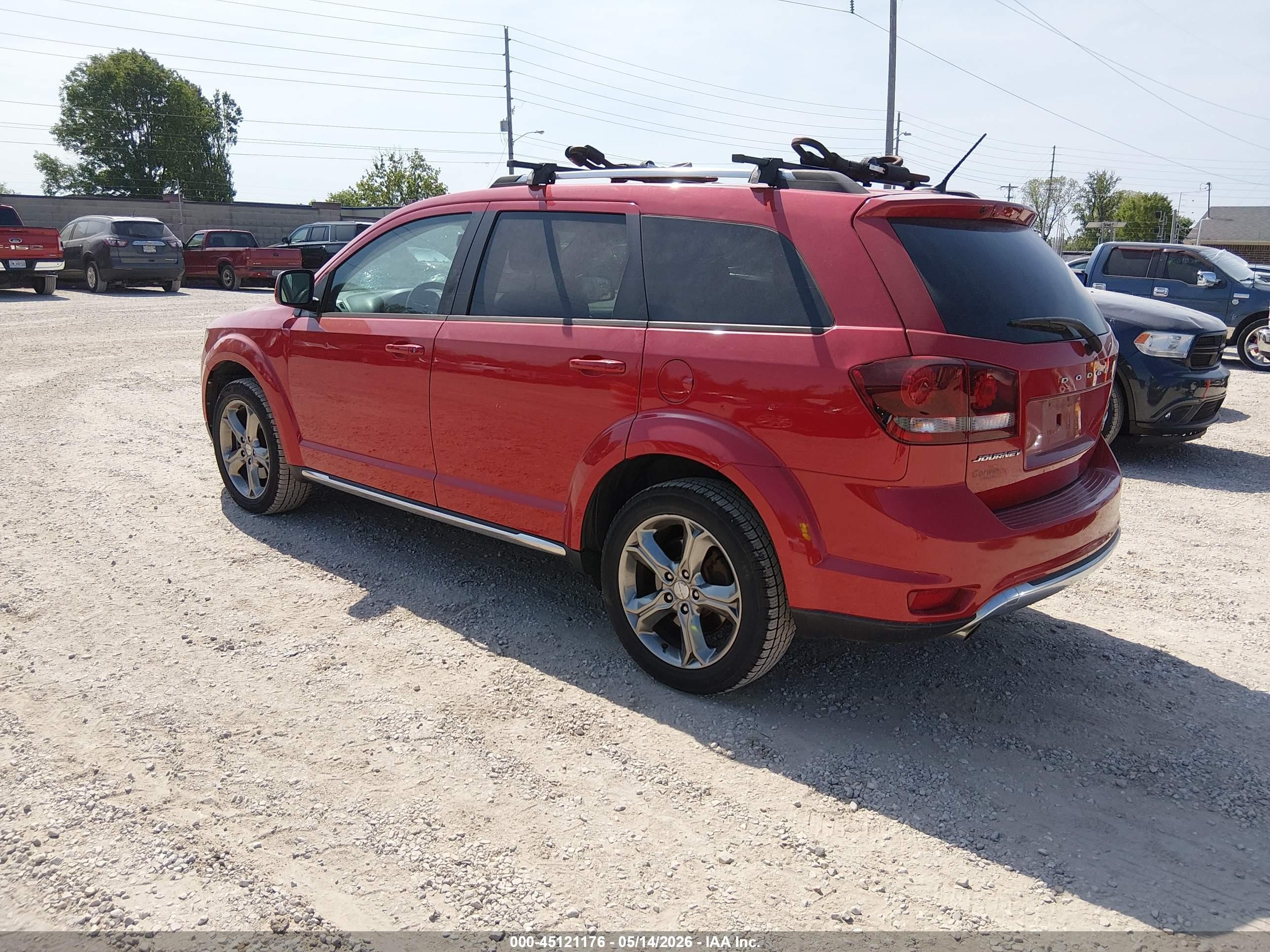 2017 Dodge Journey Crossroad Plus Red vin: 3C4PDCGG3HT536012
