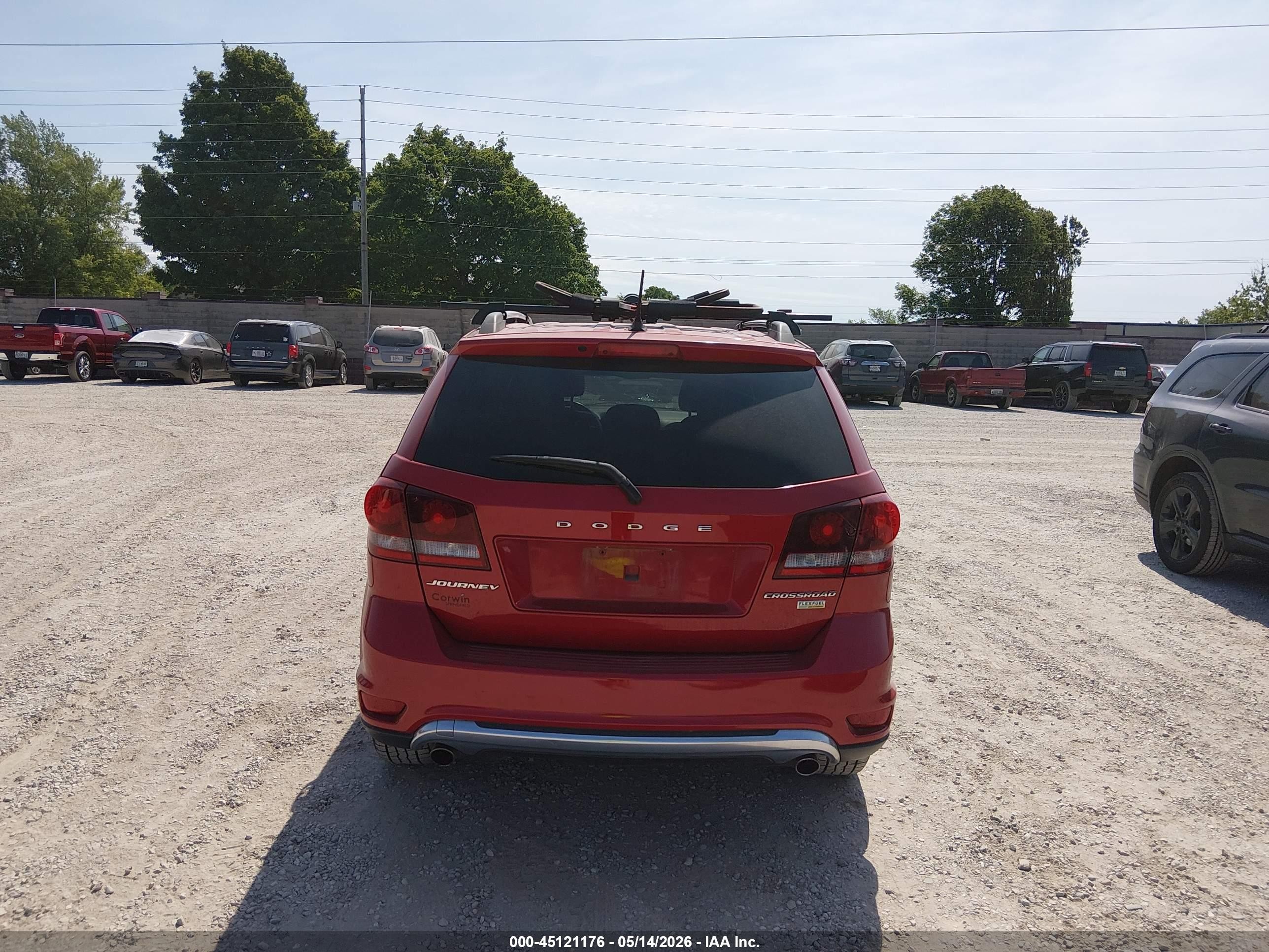 2017 Dodge Journey Crossroad Plus Red vin: 3C4PDCGG3HT536012