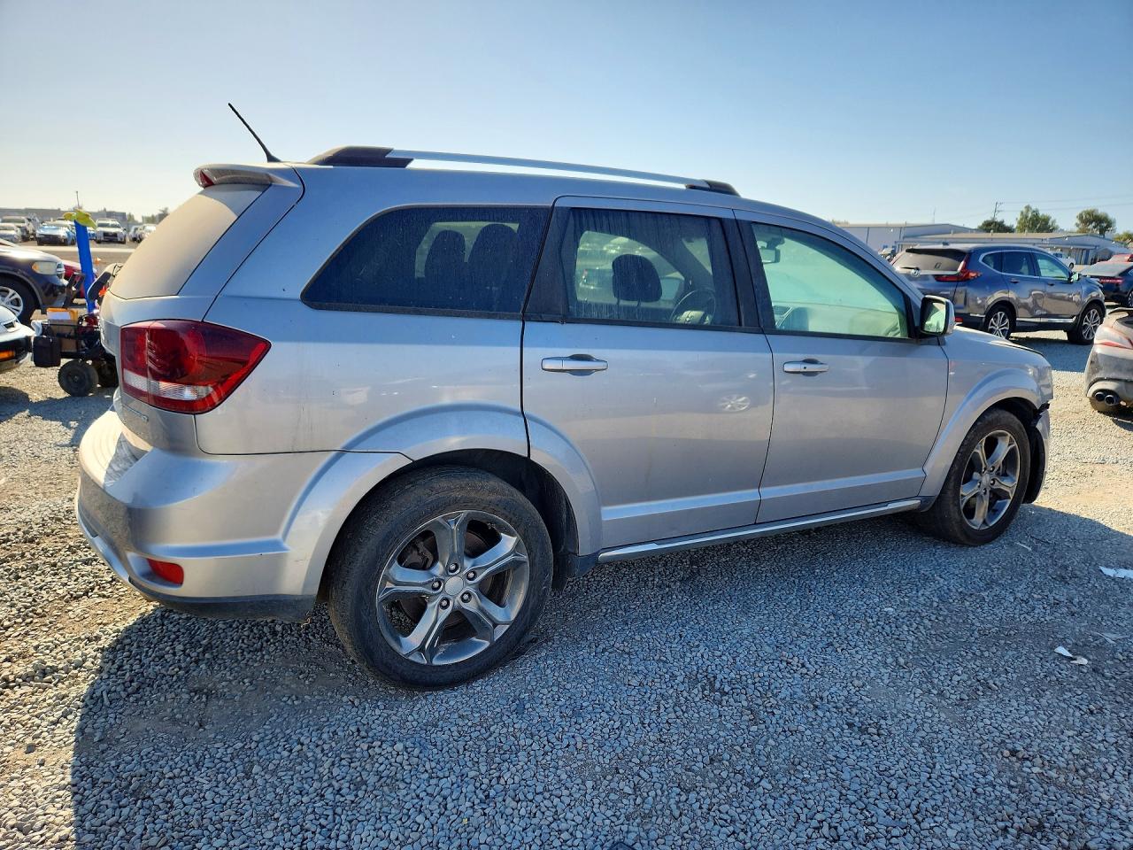 2015 Dodge Journey Crossroad Серебряный vin: 3C4PDCGG5FT641468