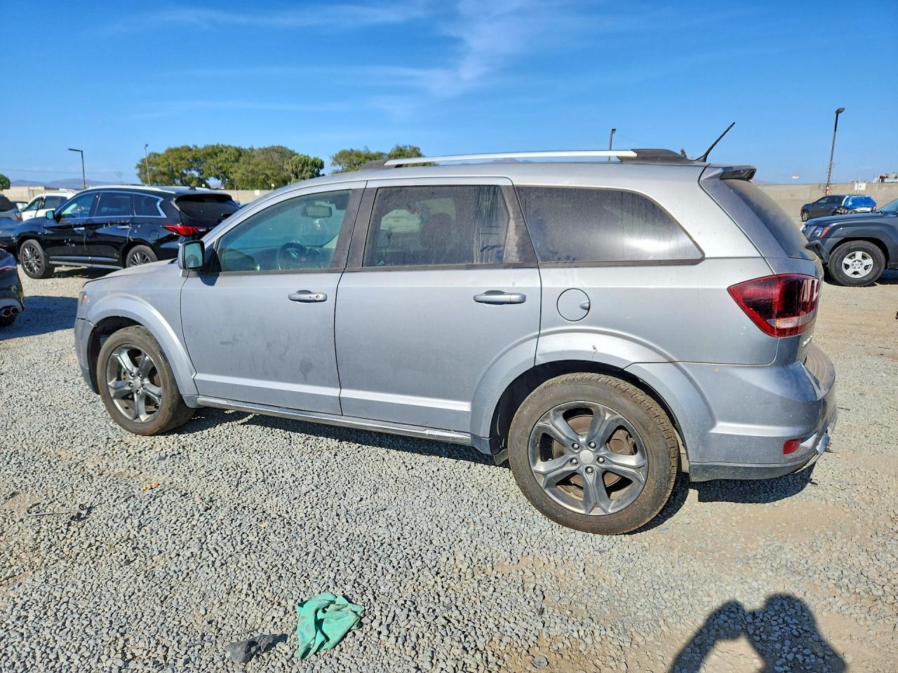 2015 Dodge Journey Crossroad Серебряный vin: 3C4PDCGG5FT641468