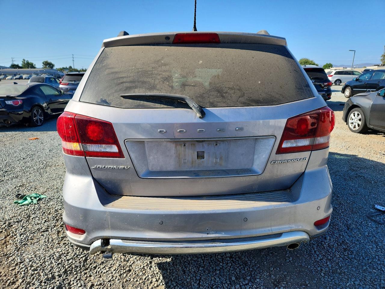 2015 Dodge Journey Crossroad Серебряный vin: 3C4PDCGG5FT641468