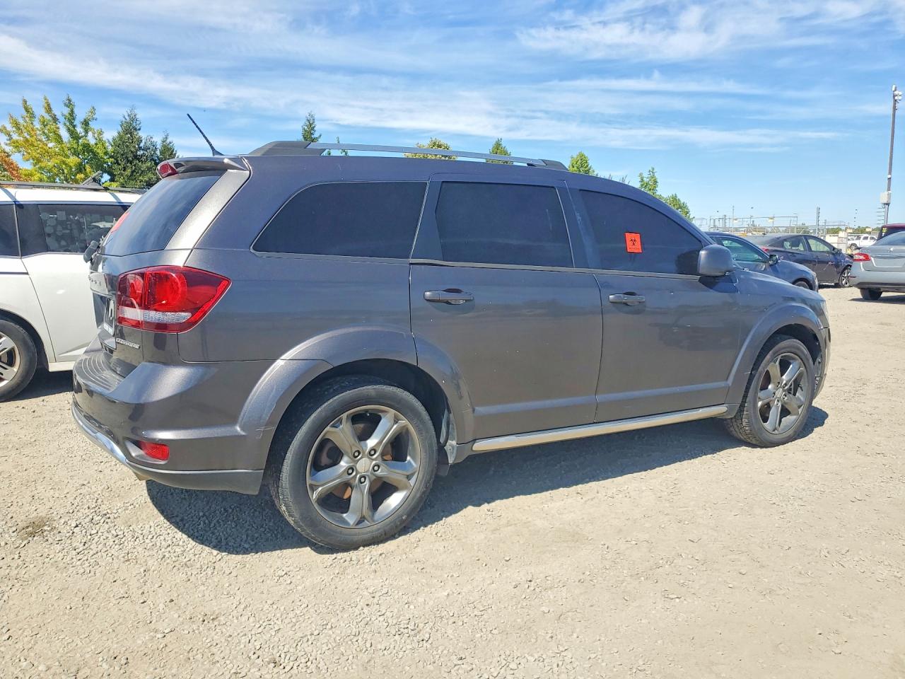 2014 Dodge Journey Crossroad Gray vin: 3C4PDCGG6ET292061