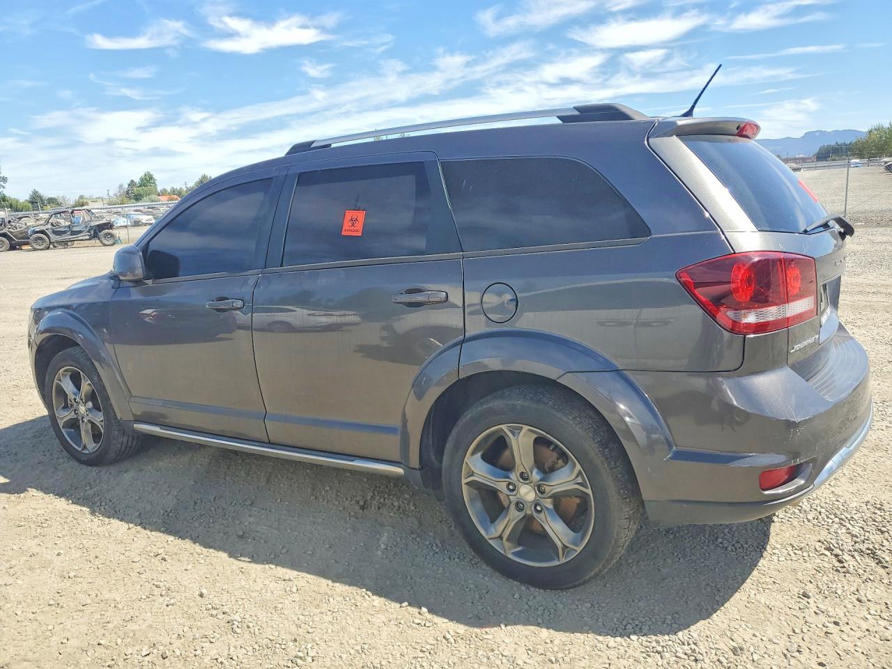 2014 Dodge Journey Crossroad Gray vin: 3C4PDCGG6ET292061