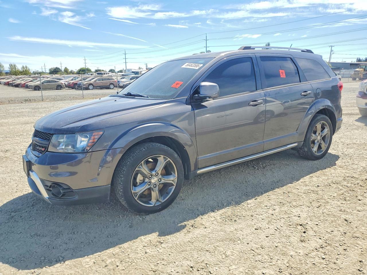 2014 Dodge Journey Crossroad Gray vin: 3C4PDCGG6ET292061