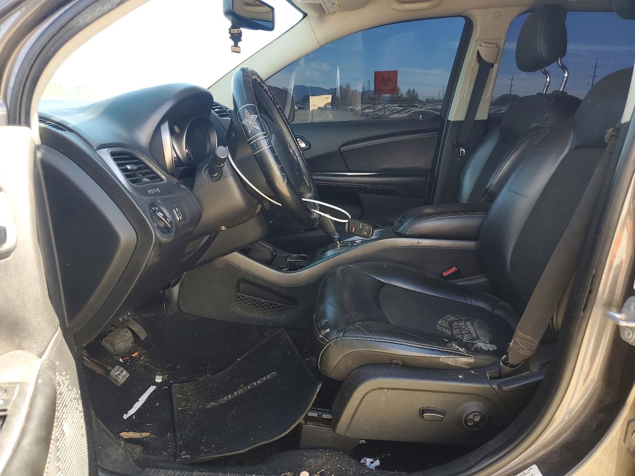 2014 Dodge Journey Crossroad Gray vin: 3C4PDCGG6ET292061