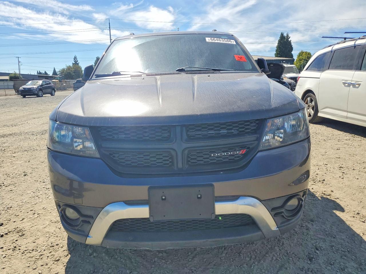 2014 Dodge Journey Crossroad Gray vin: 3C4PDCGG6ET292061