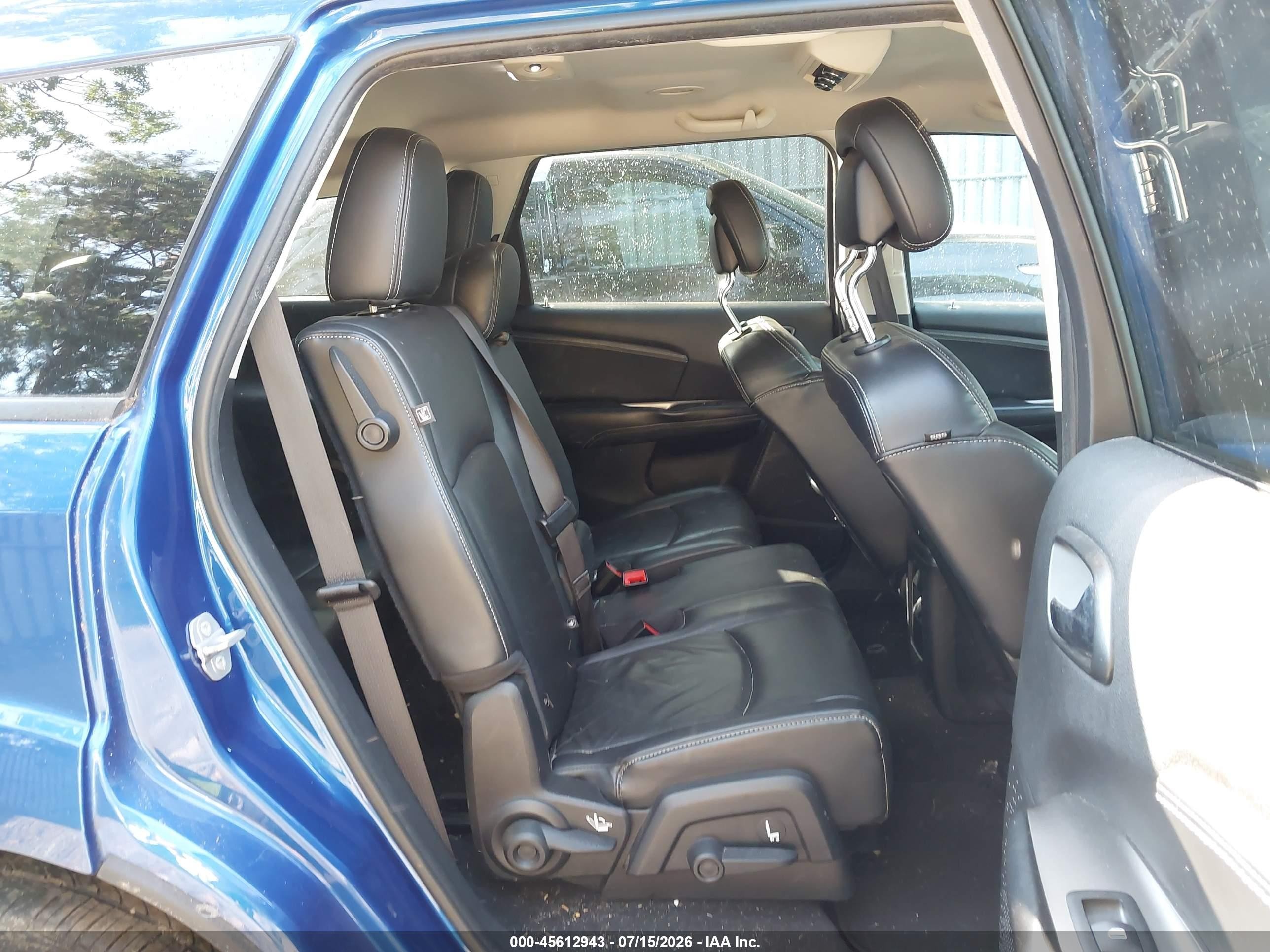 2015 Dodge Journey Crossroad Blue vin: 3C4PDCGG6FT573391