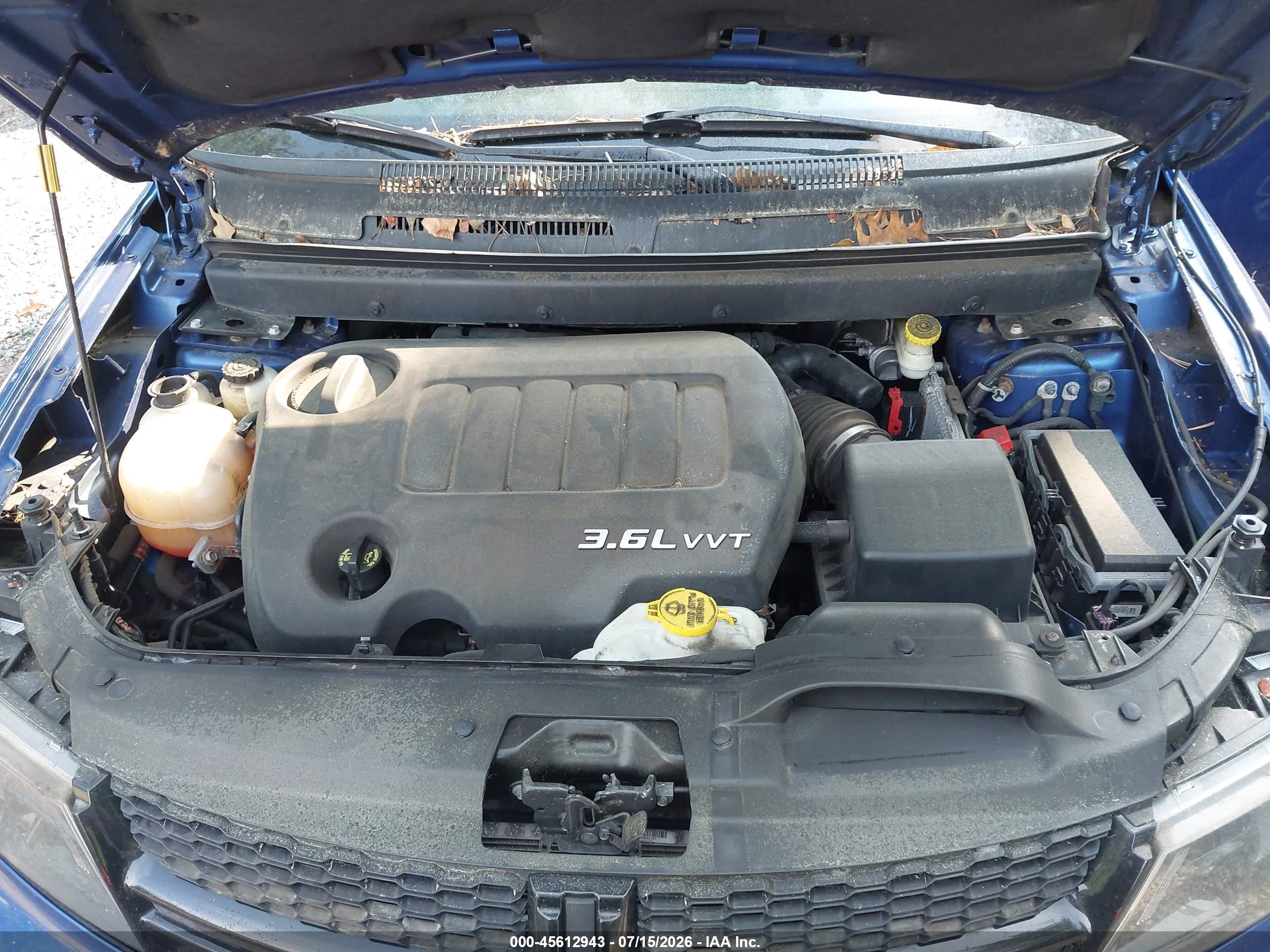 2015 Dodge Journey Crossroad Blue vin: 3C4PDCGG6FT573391