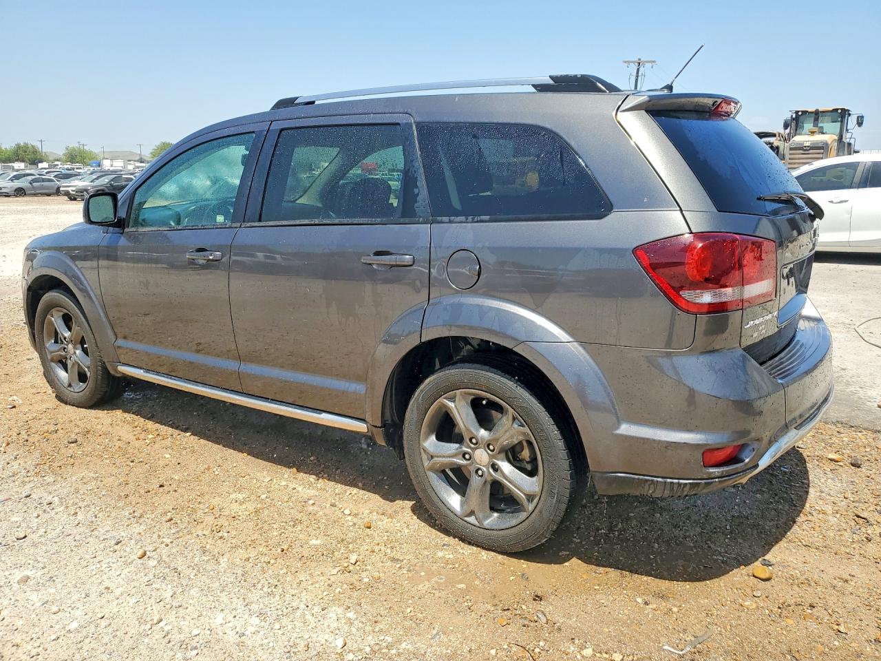 2015 Dodge Journey Crossroad Gray vin: 3C4PDCGG6FT606115