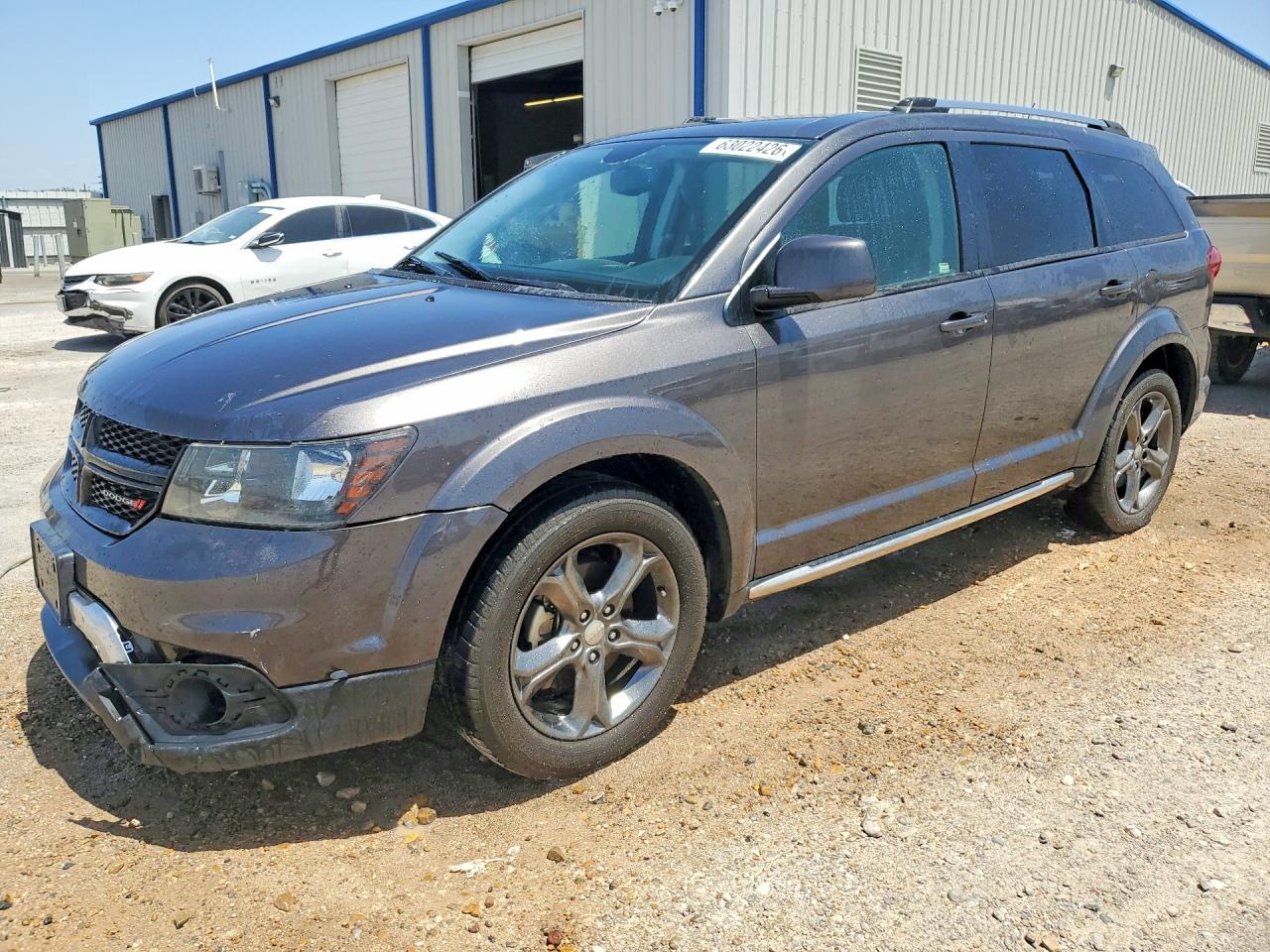 2015 Dodge Journey Crossroad Gray vin: 3C4PDCGG6FT606115
