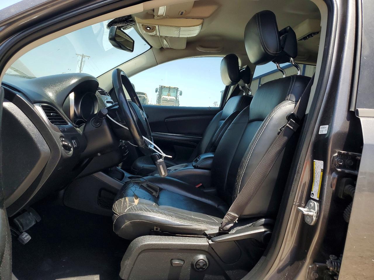 2015 Dodge Journey Crossroad Gray vin: 3C4PDCGG6FT606115