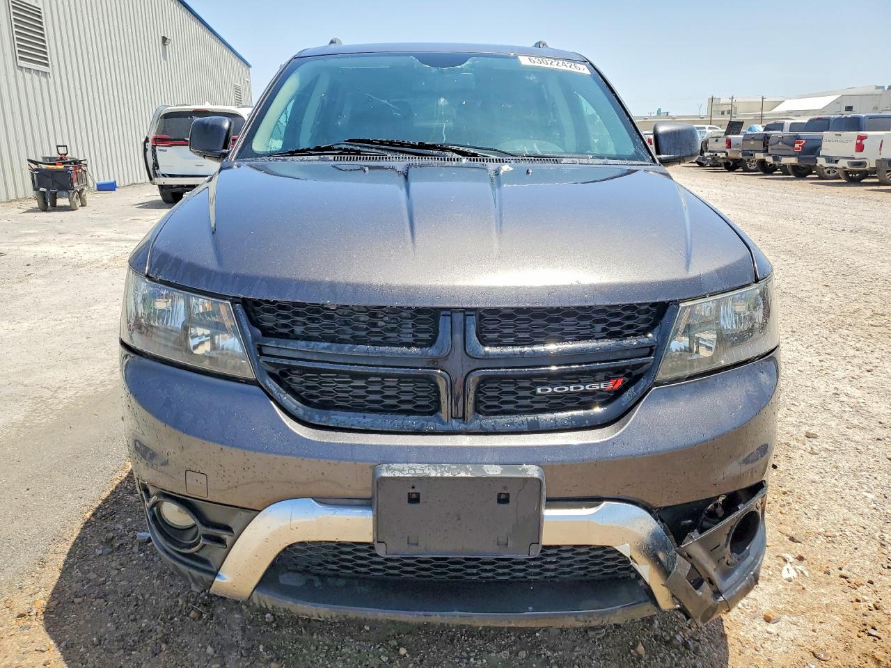 2015 Dodge Journey Crossroad Gray vin: 3C4PDCGG6FT606115