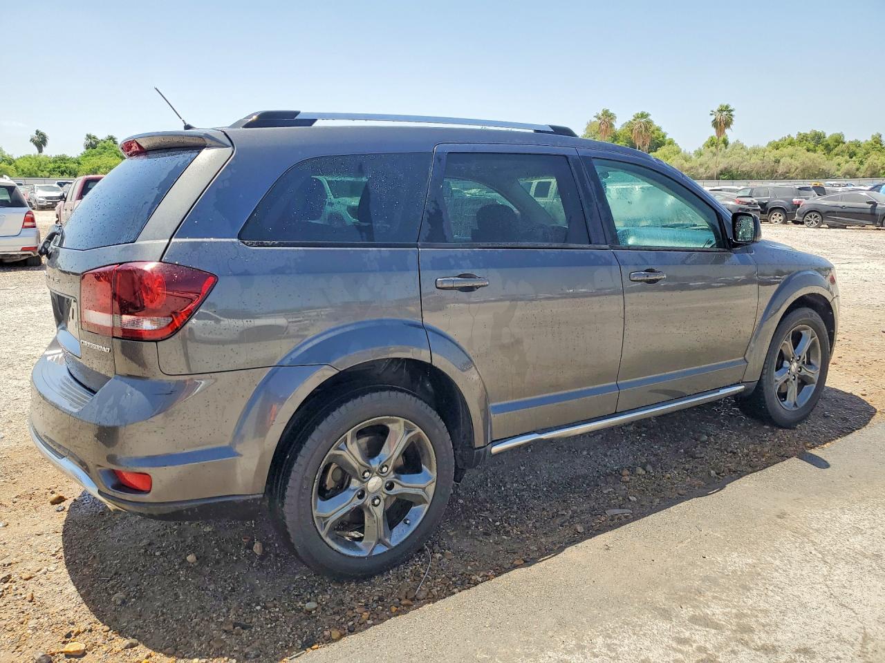 2015 Dodge Journey Crossroad Gray vin: 3C4PDCGG6FT606115