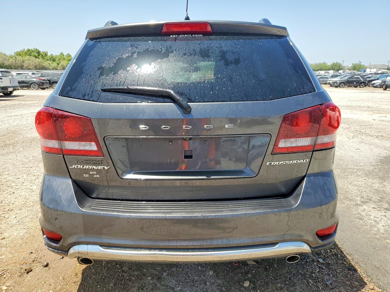 2015 Dodge Journey Crossroad Gray vin: 3C4PDCGG6FT606115