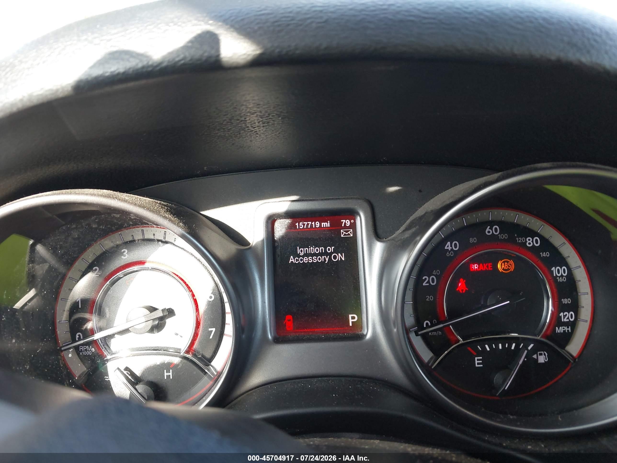 2015 Dodge Journey Crossroad Gray vin: 3C4PDCGG6FT664581