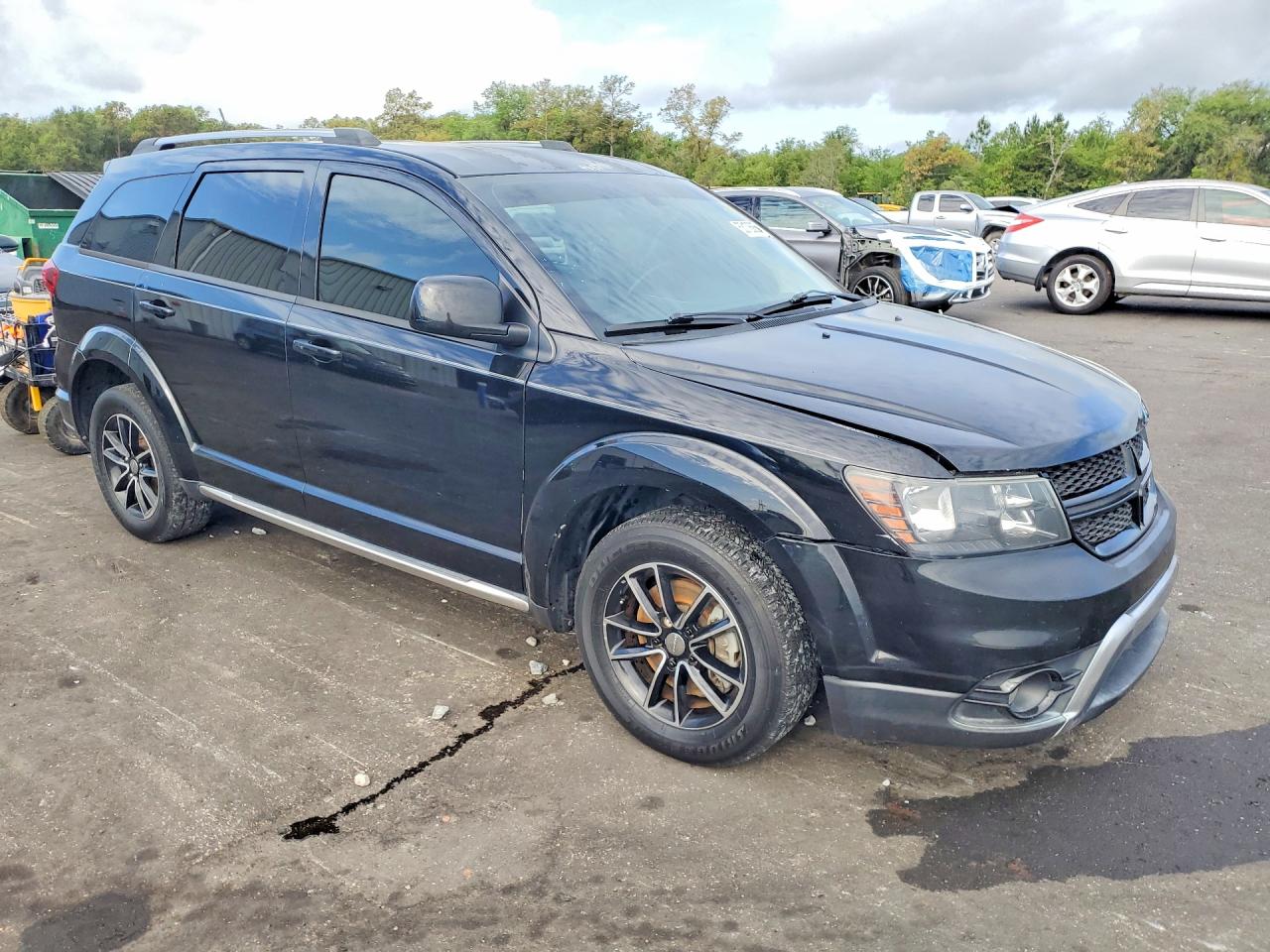 2014 Dodge Journey Crossroad Black vin: 3C4PDCGG7ET261224