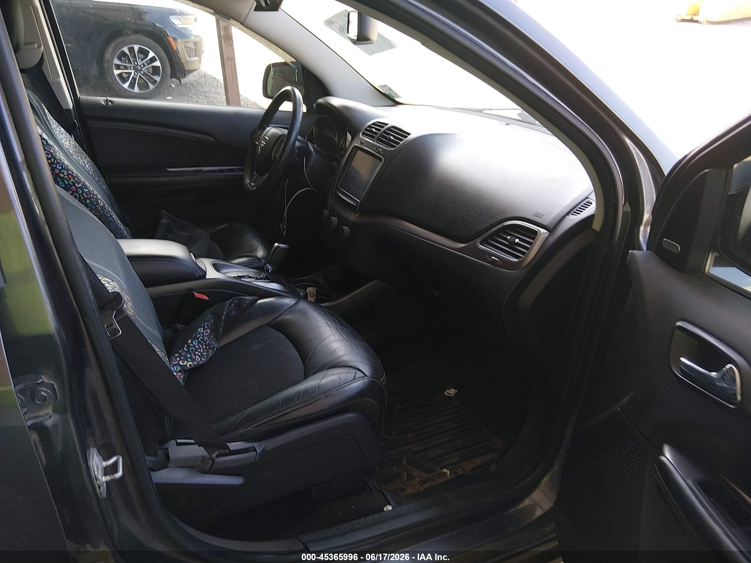 2014 Dodge Journey Crossroad Gray vin: 3C4PDCGG7ET285443