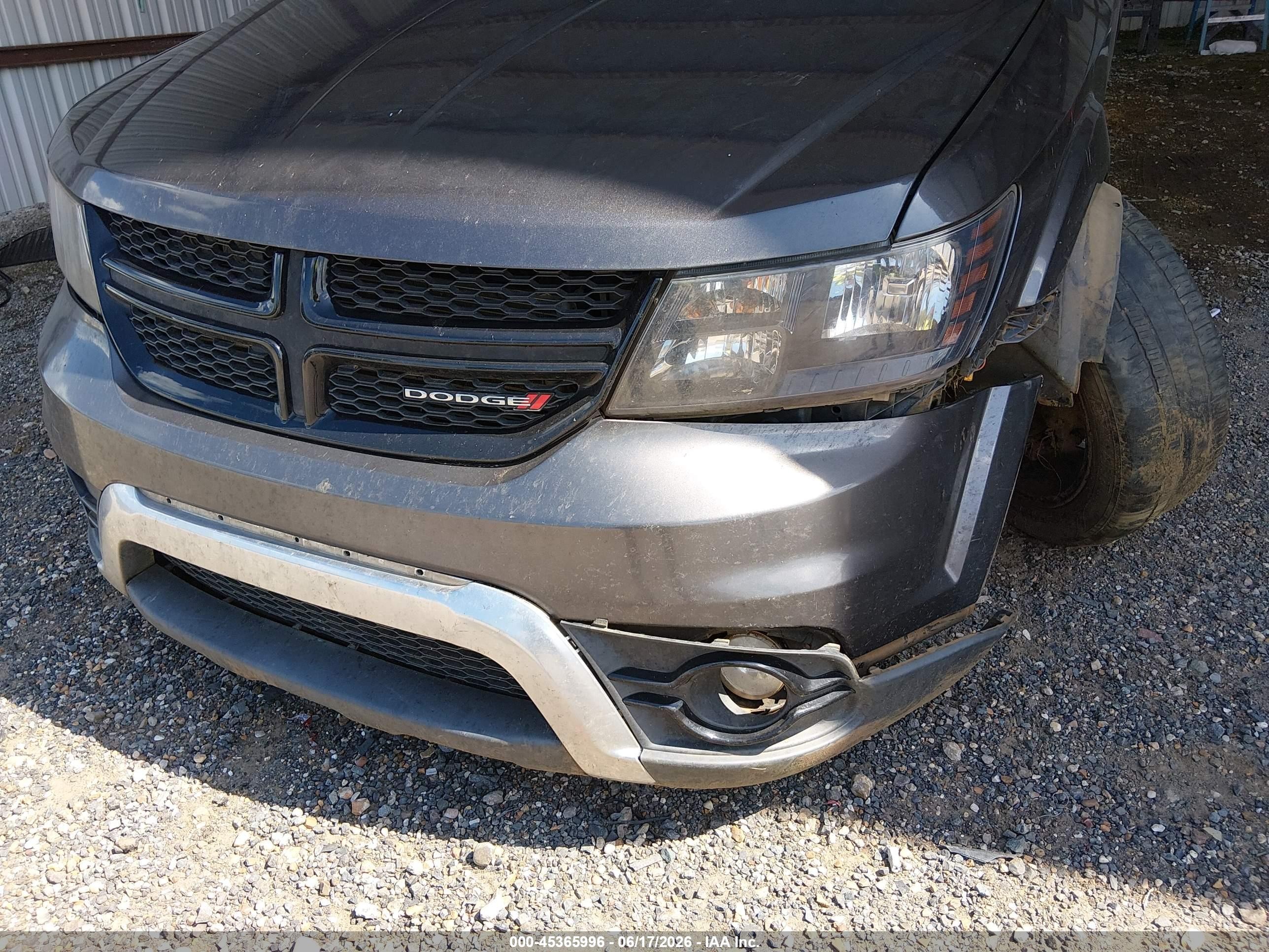2014 Dodge Journey Crossroad Gray vin: 3C4PDCGG7ET285443