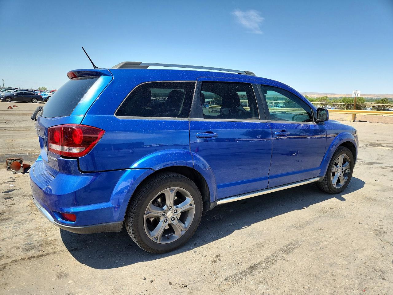 2015 Dodge Journey Crossroad Blue vin: 3C4PDCGG7FT535488