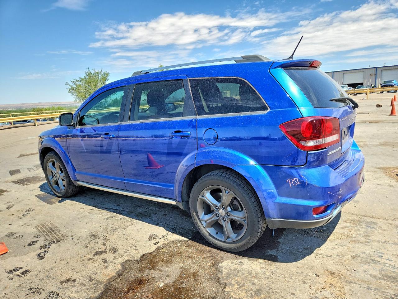 2015 Dodge Journey Crossroad Blue vin: 3C4PDCGG7FT535488