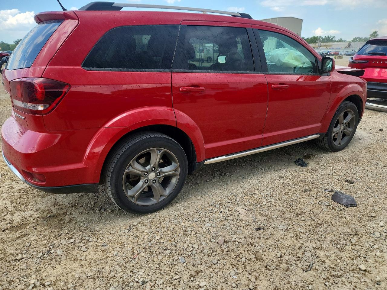 2015 Dodge Journey Crossroad Red vin: 3C4PDCGG7FT553926