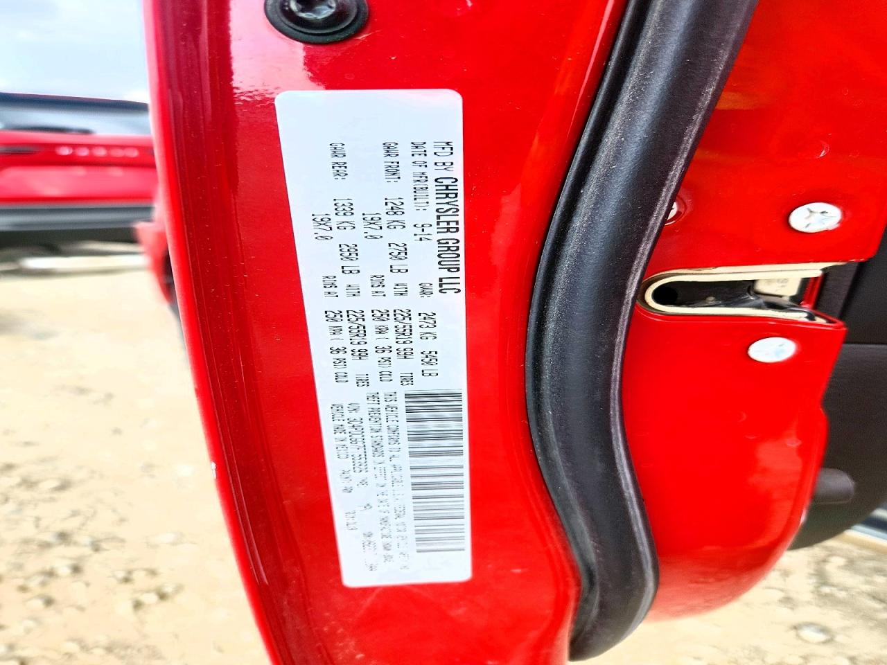 2015 Dodge Journey Crossroad Red vin: 3C4PDCGG7FT553926