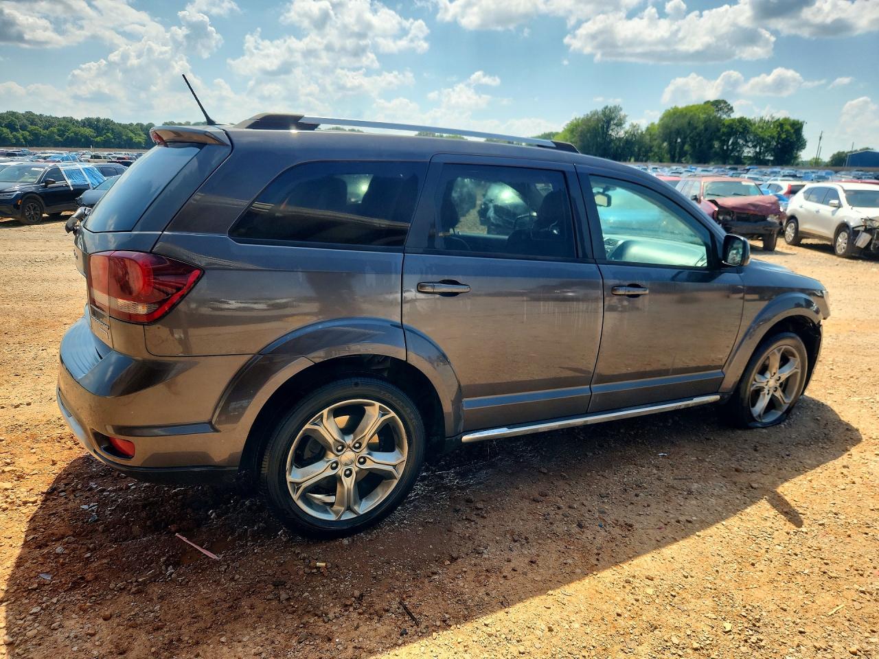 2017 Dodge Journey Crossroad Gray vin: 3C4PDCGG7HT643810