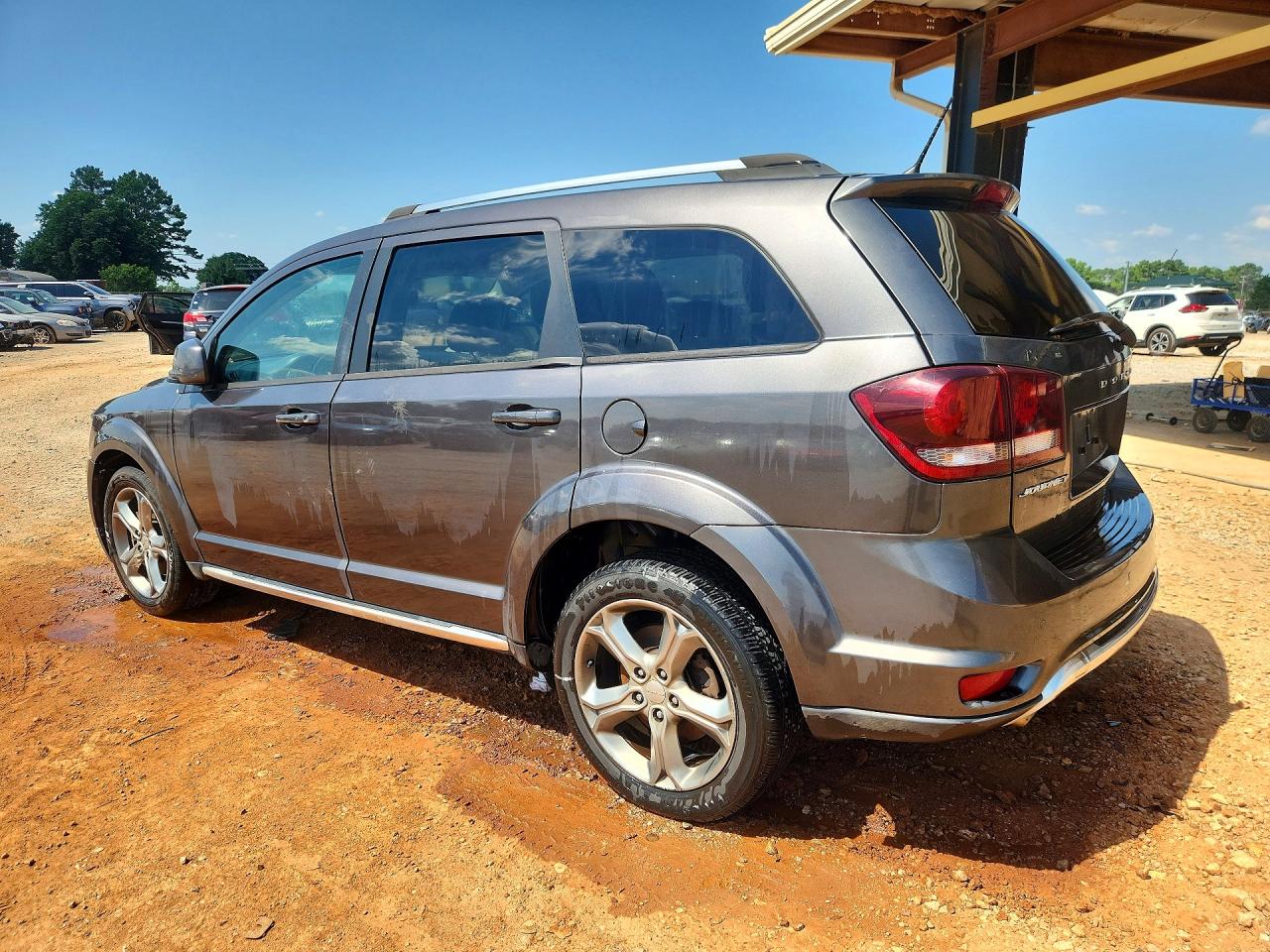 2017 Dodge Journey Crossroad Gray vin: 3C4PDCGG7HT643810