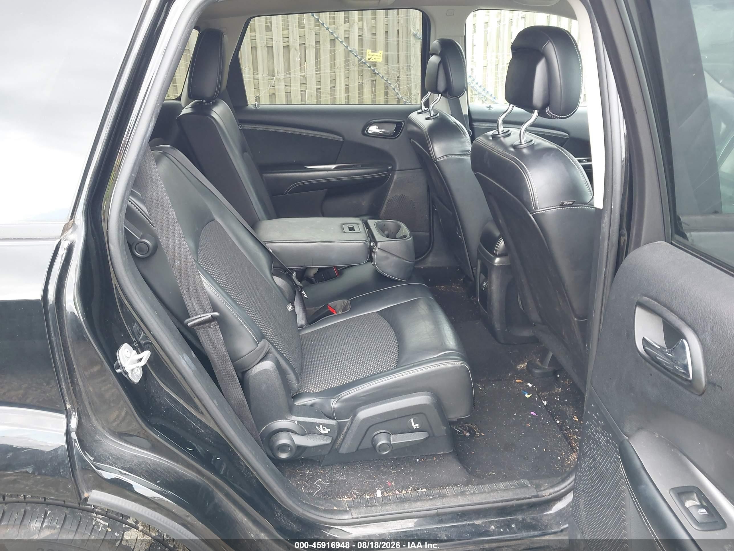 2015 Dodge Journey Crossroad Black vin: 3C4PDCGG8FT535385