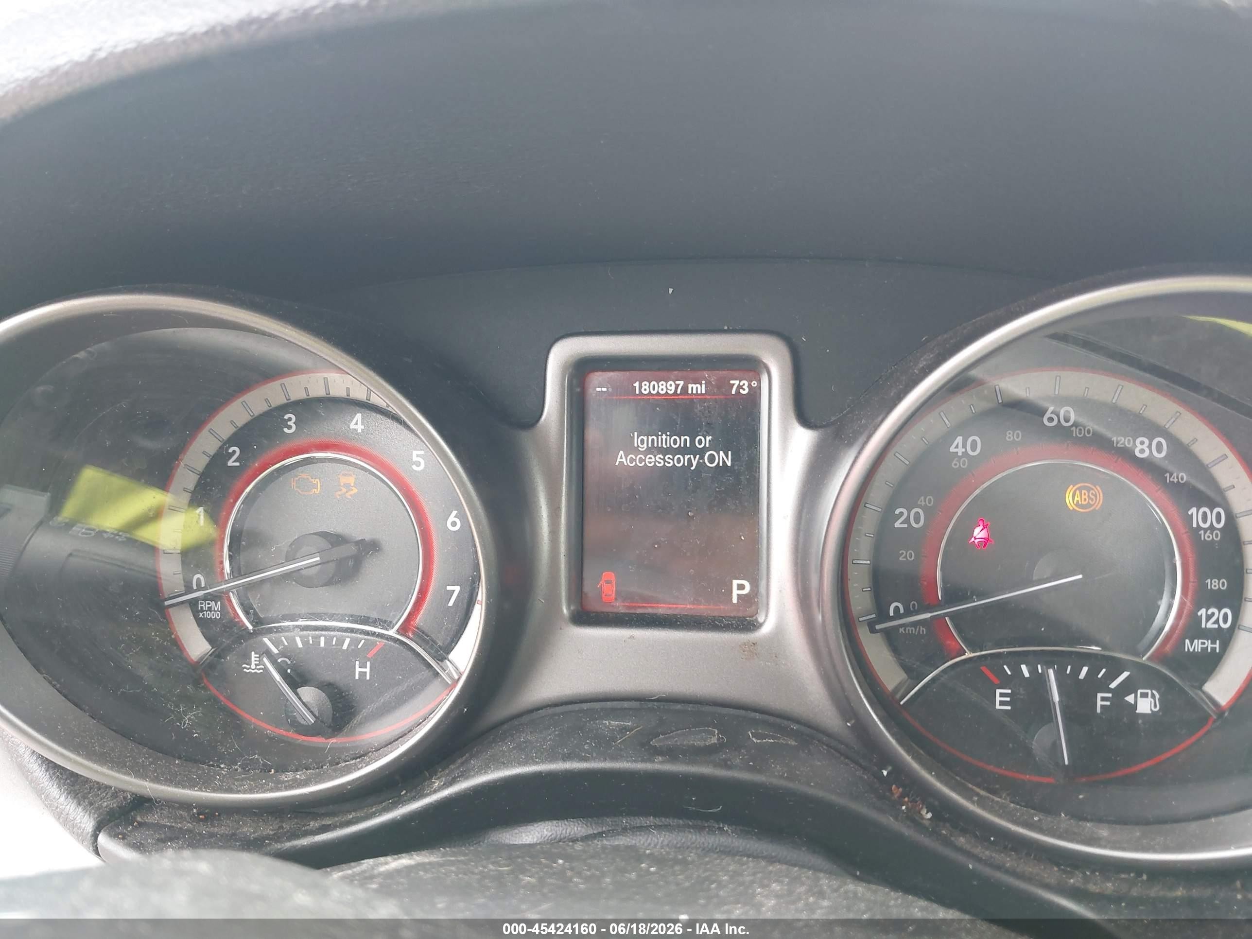 2015 Dodge Journey Crossroad Red vin: 3C4PDCGG8FT596218