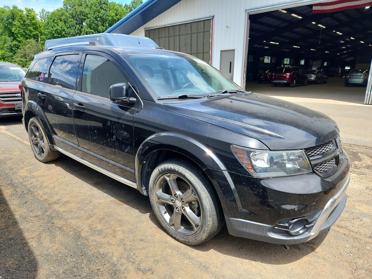 2015 Dodge Journey Crossroad Black vin: 3C4PDCGG8FT670074