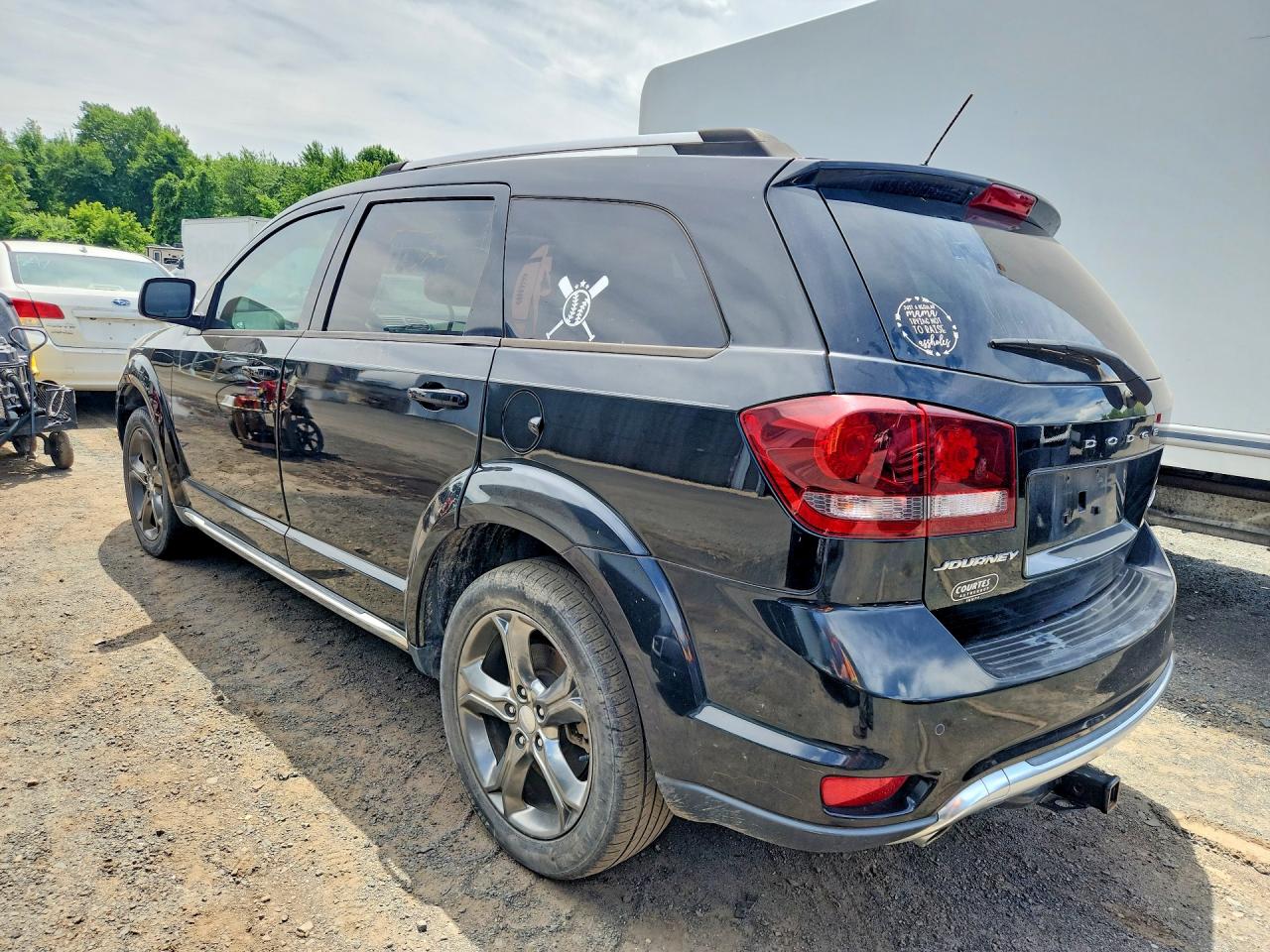 2015 Dodge Journey Crossroad Black vin: 3C4PDCGG8FT670074