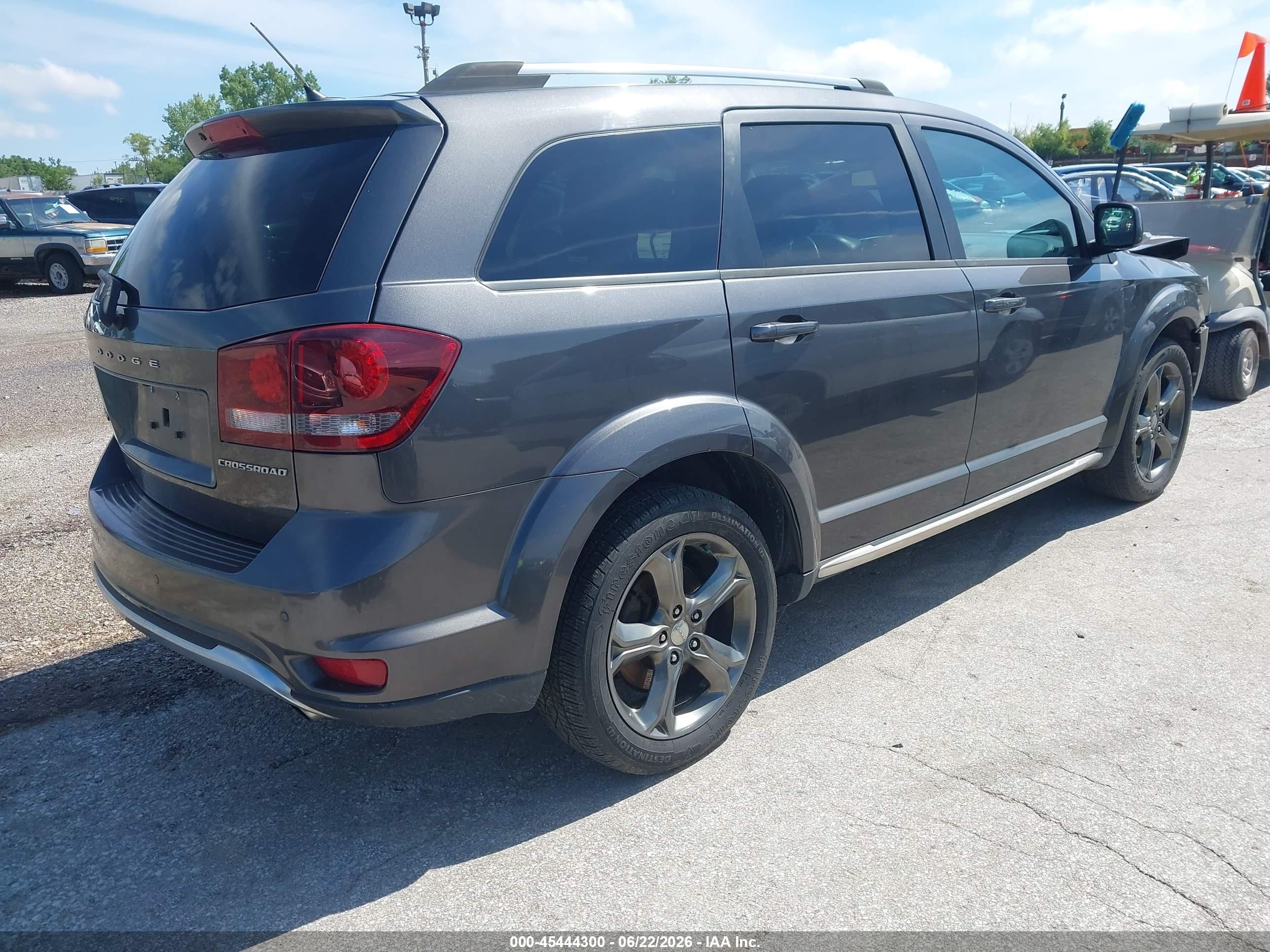2014 Dodge Journey Crossroad Черный vin: 3C4PDCGG9ET264965