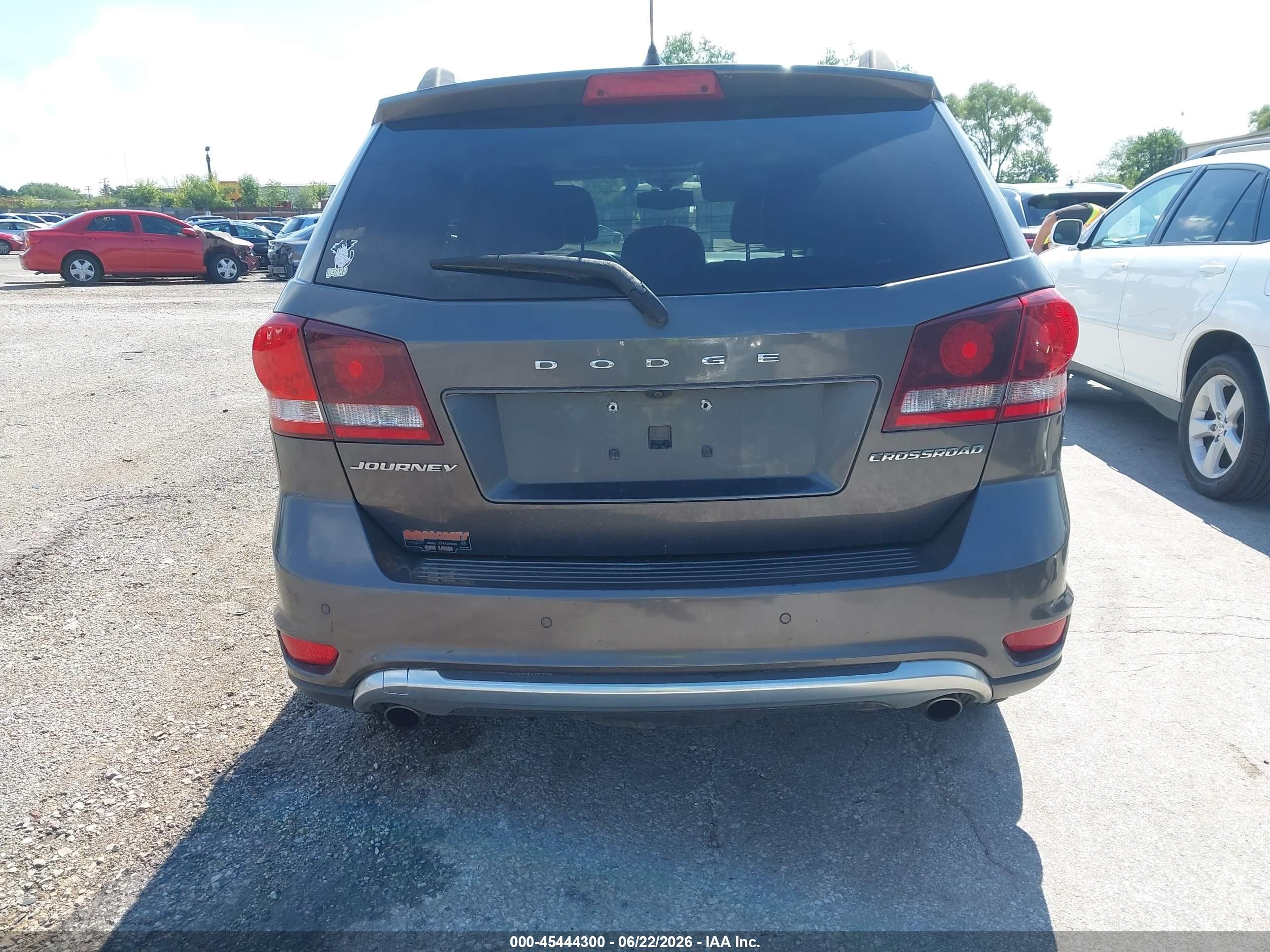 2014 Dodge Journey Crossroad Черный vin: 3C4PDCGG9ET264965