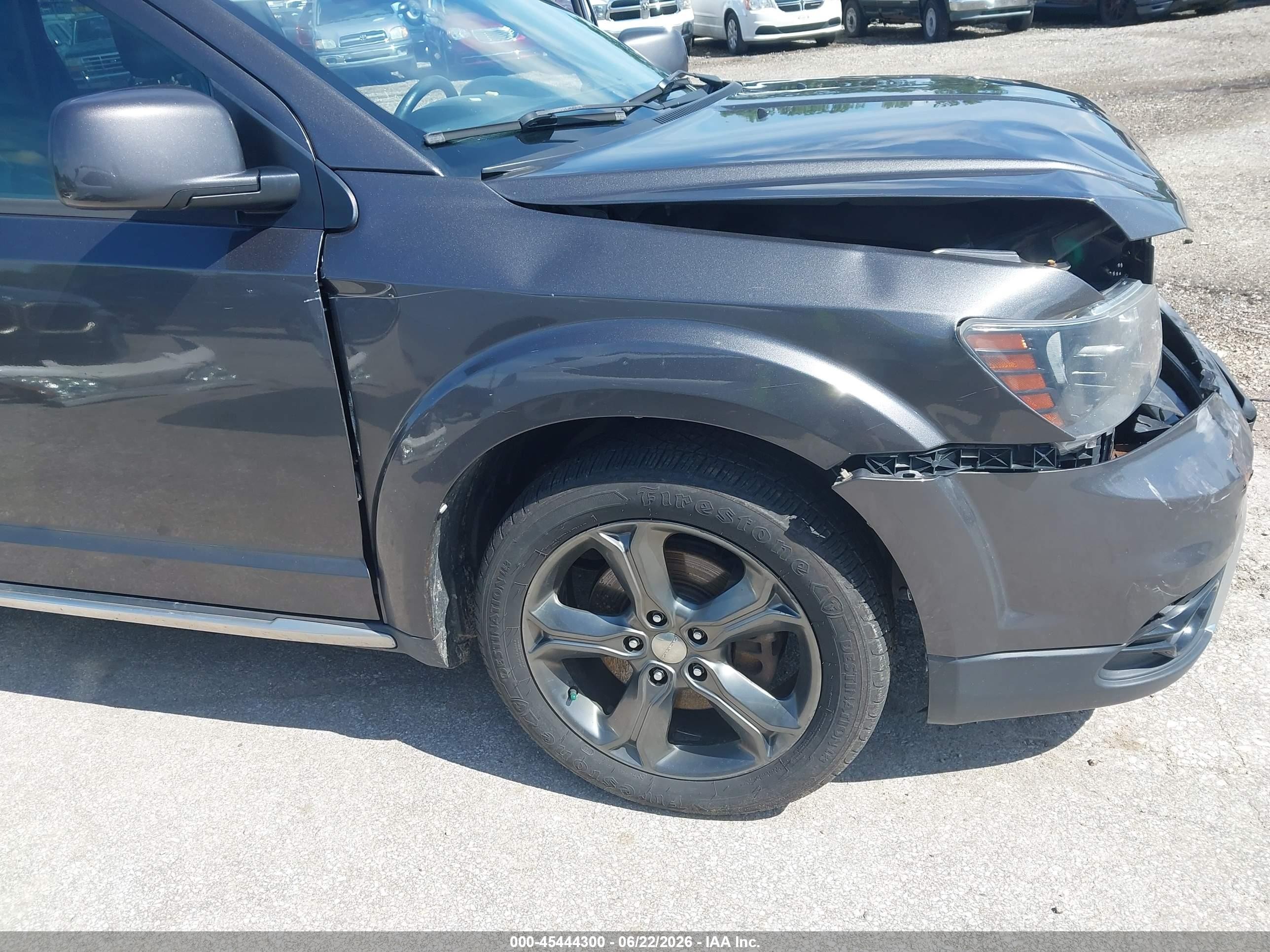 2014 Dodge Journey Crossroad Черный vin: 3C4PDCGG9ET264965