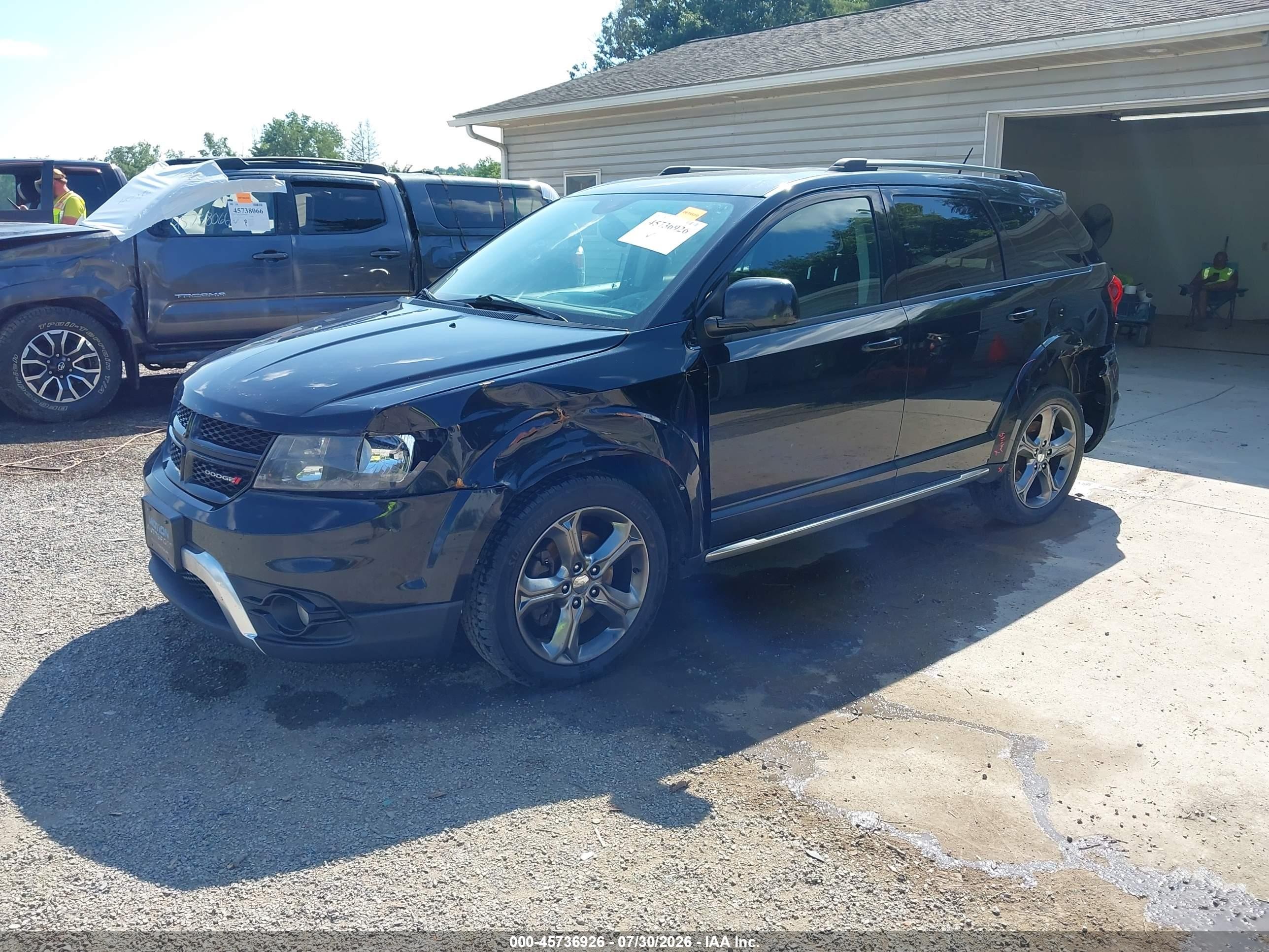 2014 Dodge Journey Crossroad Черный vin: 3C4PDCGG9ET295147