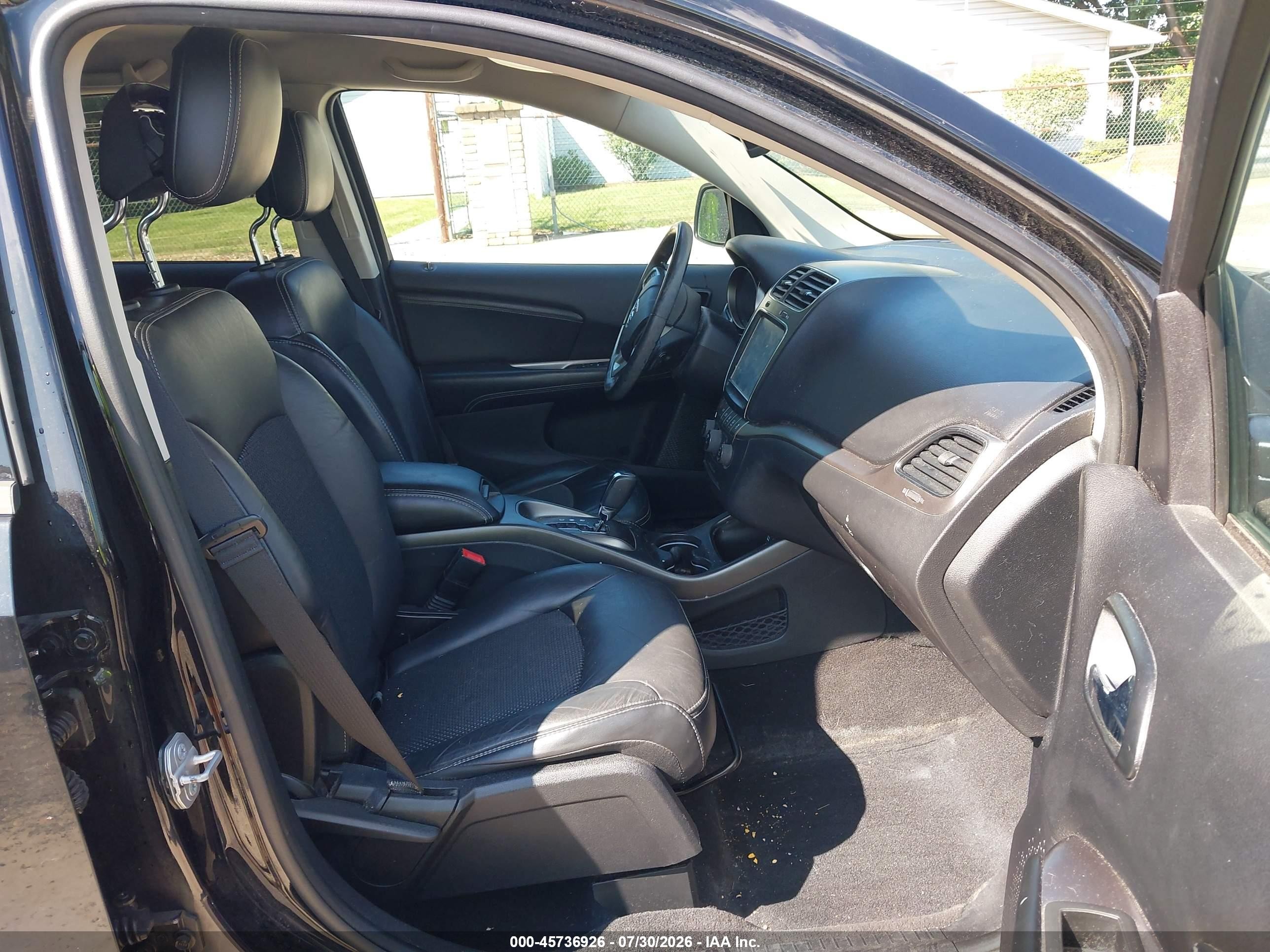 2014 Dodge Journey Crossroad Черный vin: 3C4PDCGG9ET295147