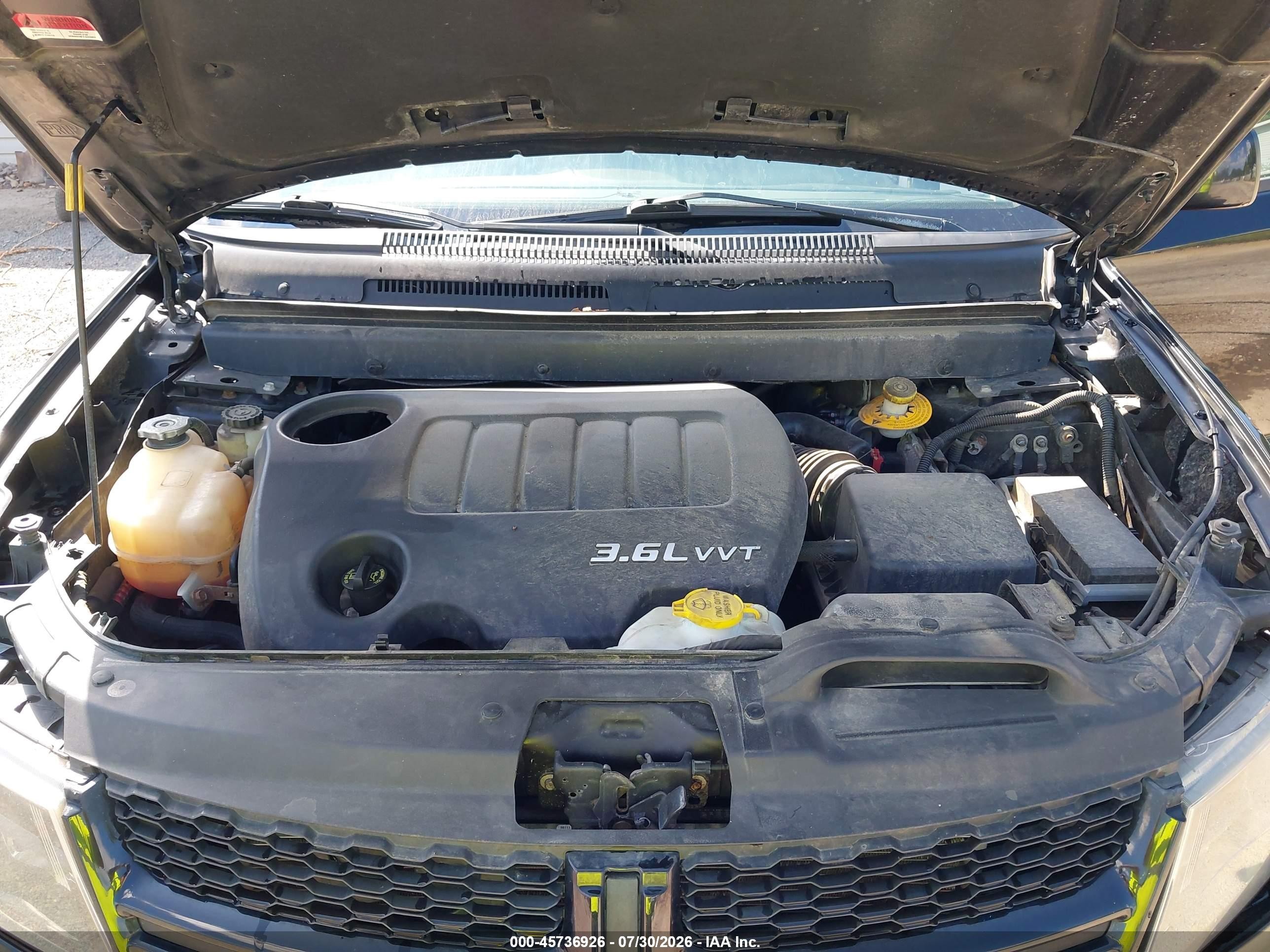 2014 Dodge Journey Crossroad Черный vin: 3C4PDCGG9ET295147