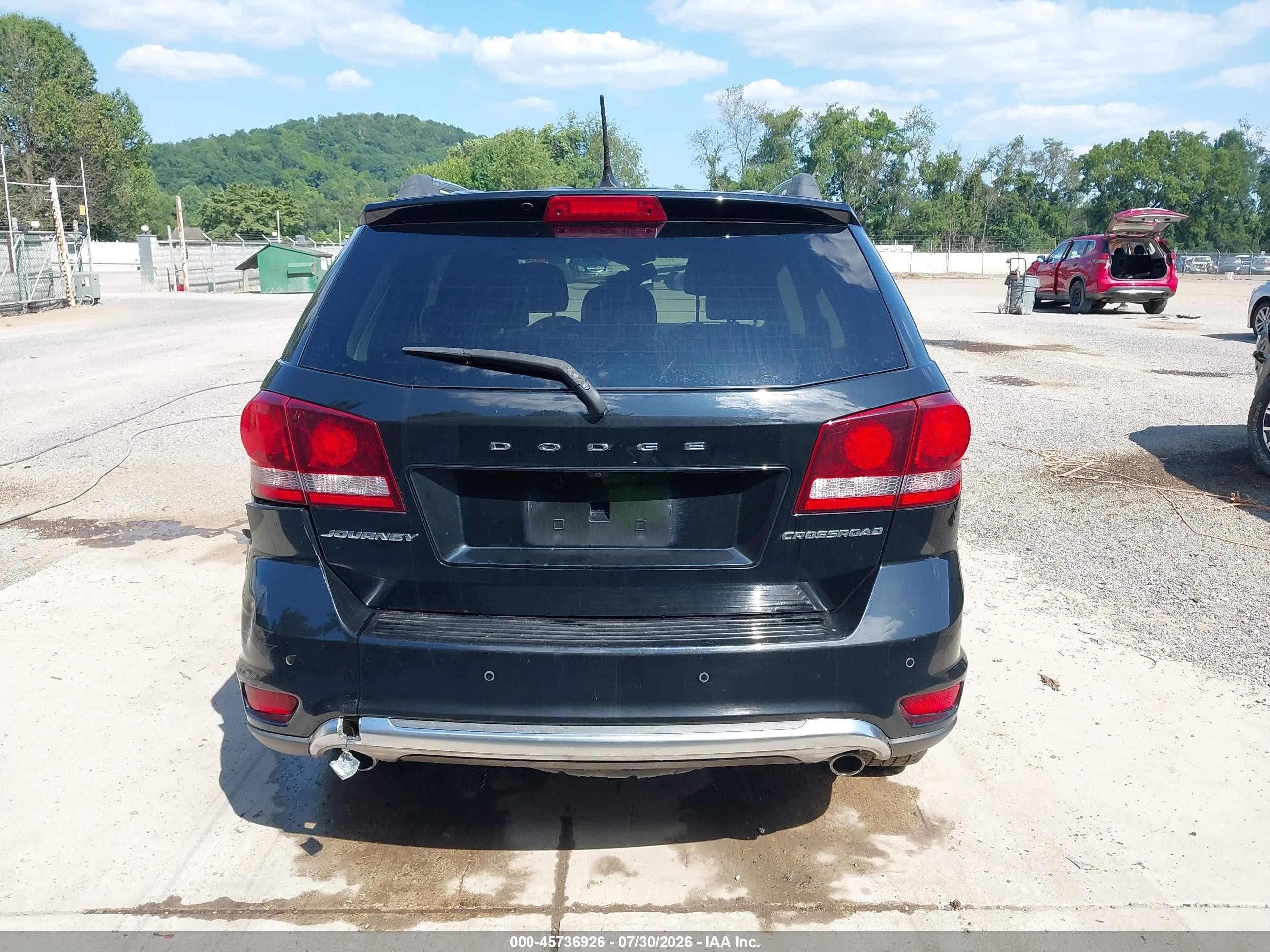 2014 Dodge Journey Crossroad Черный vin: 3C4PDCGG9ET295147