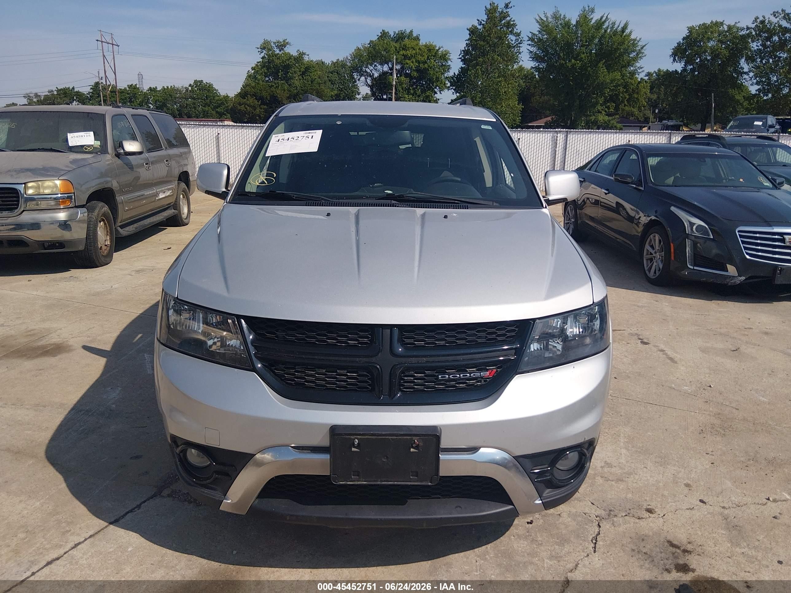 2014 Dodge Journey Crossroad Gray vin: 3C4PDCGG9ET311024