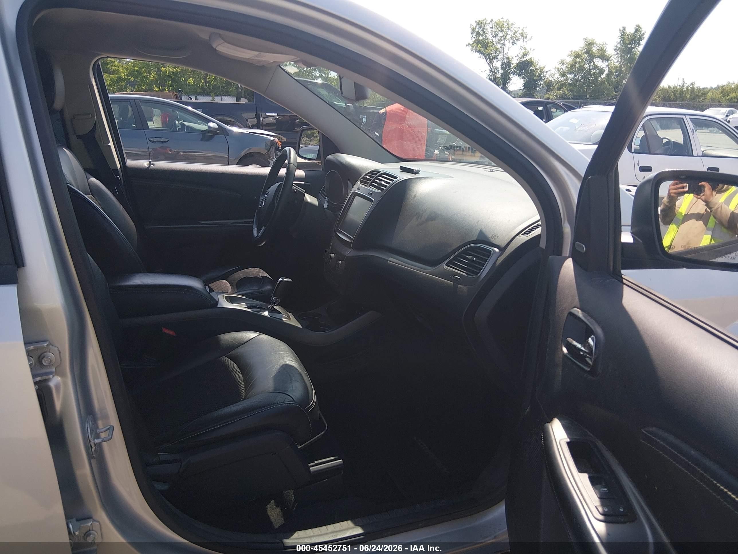 2014 Dodge Journey Crossroad Gray vin: 3C4PDCGG9ET311024