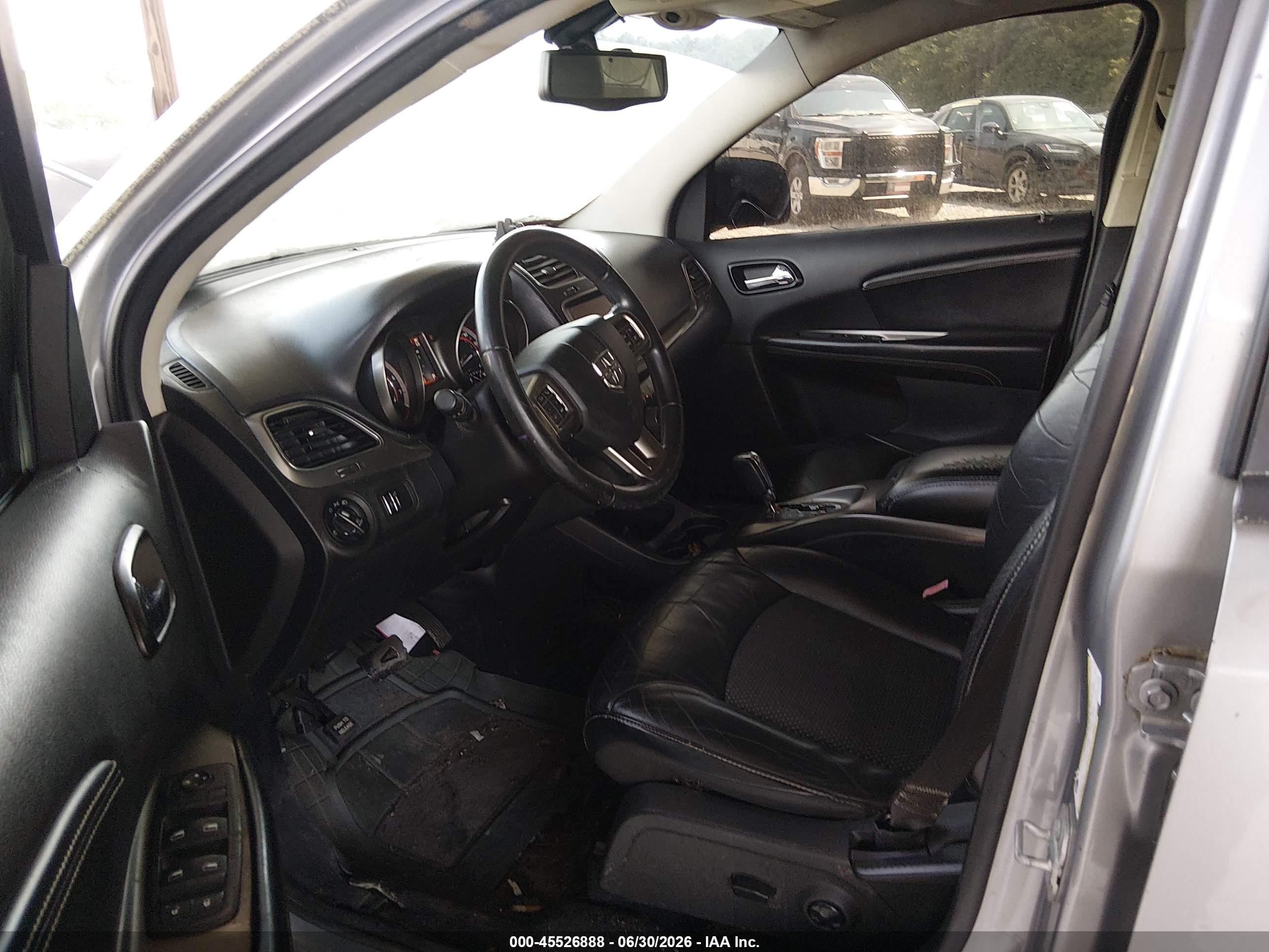 2015 Dodge Journey Crossroad Gray vin: 3C4PDCGGXFT529698