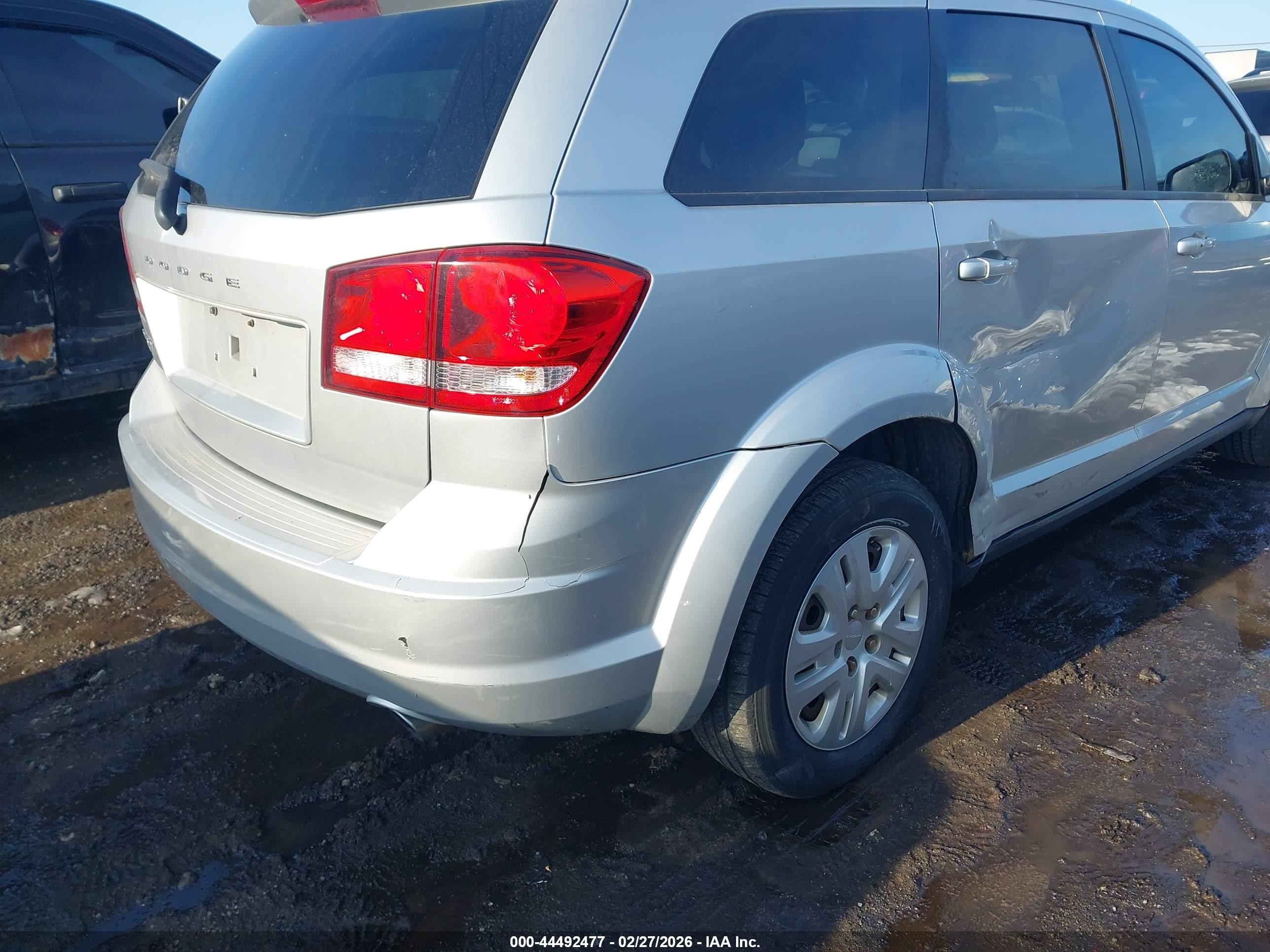 2014 Dodge Journey Se Серебряный vin: 3C4PDDAG0ET176174